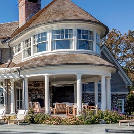 New England Shingle Style Residence Outdoor Living