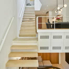 View of Staircase and Split Levels