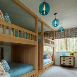 Tahoe Marvel, Bunk Room with custom built-in Queen beds. 
