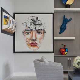 Contemporary Artist Retreat Living Room