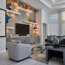 Contemporary Artist Retreat Living Room