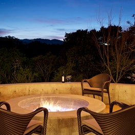 Portola Valley, CA - Outdoor Area: Janus et Cie seating