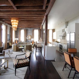 French Market Residence - Living/Dining/Kitchen