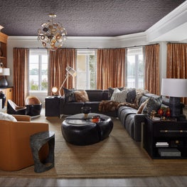 Lake House Downstairs Living Room