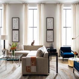 Living Room in Tribeca Loft