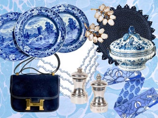 Blue and White Beauties