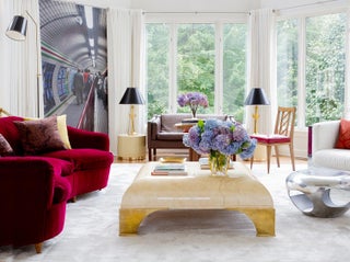 Modern Glam Living Room