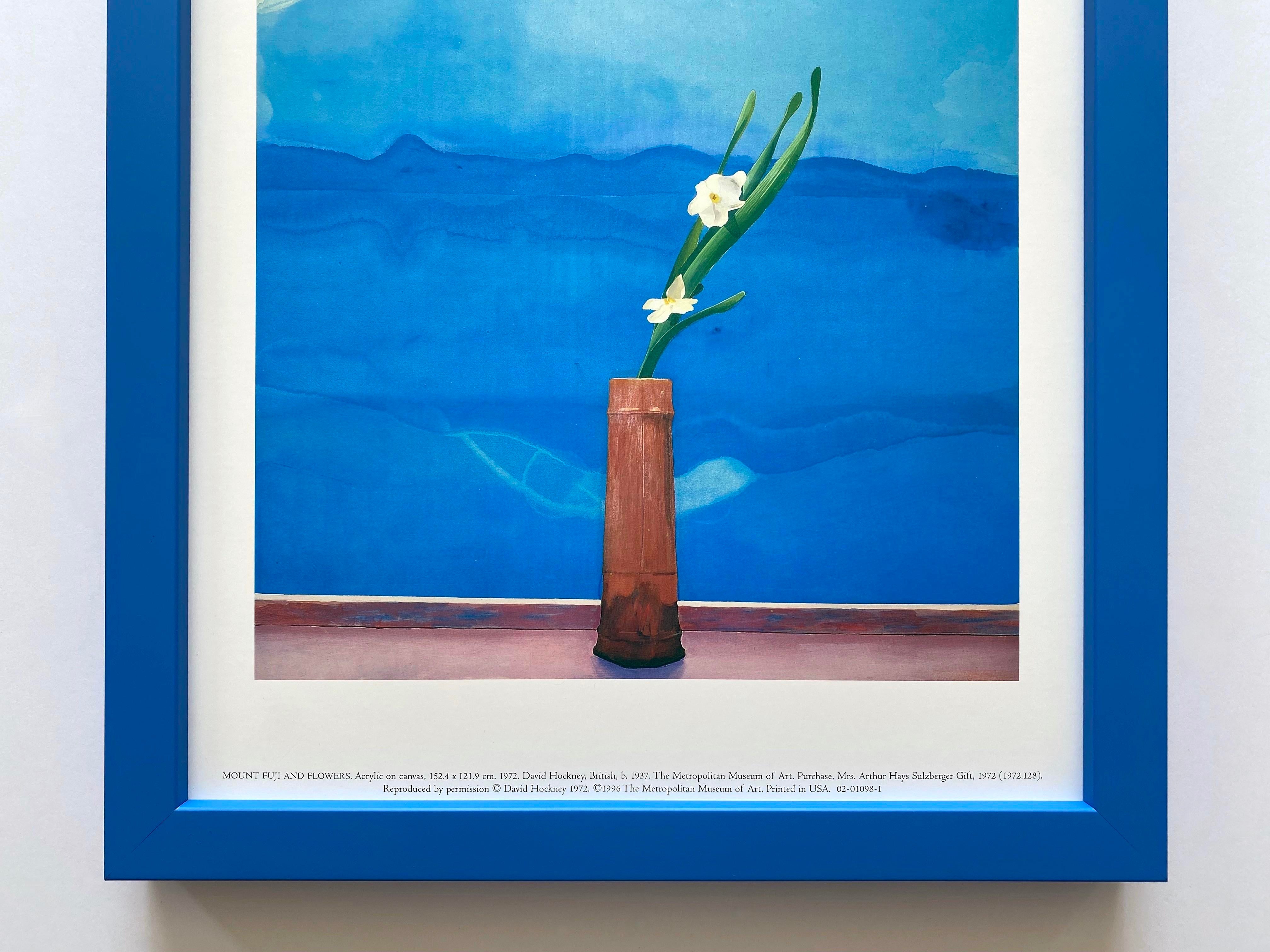 David Hockney Vintage 1996 Metropolitan Museum of Art Framed