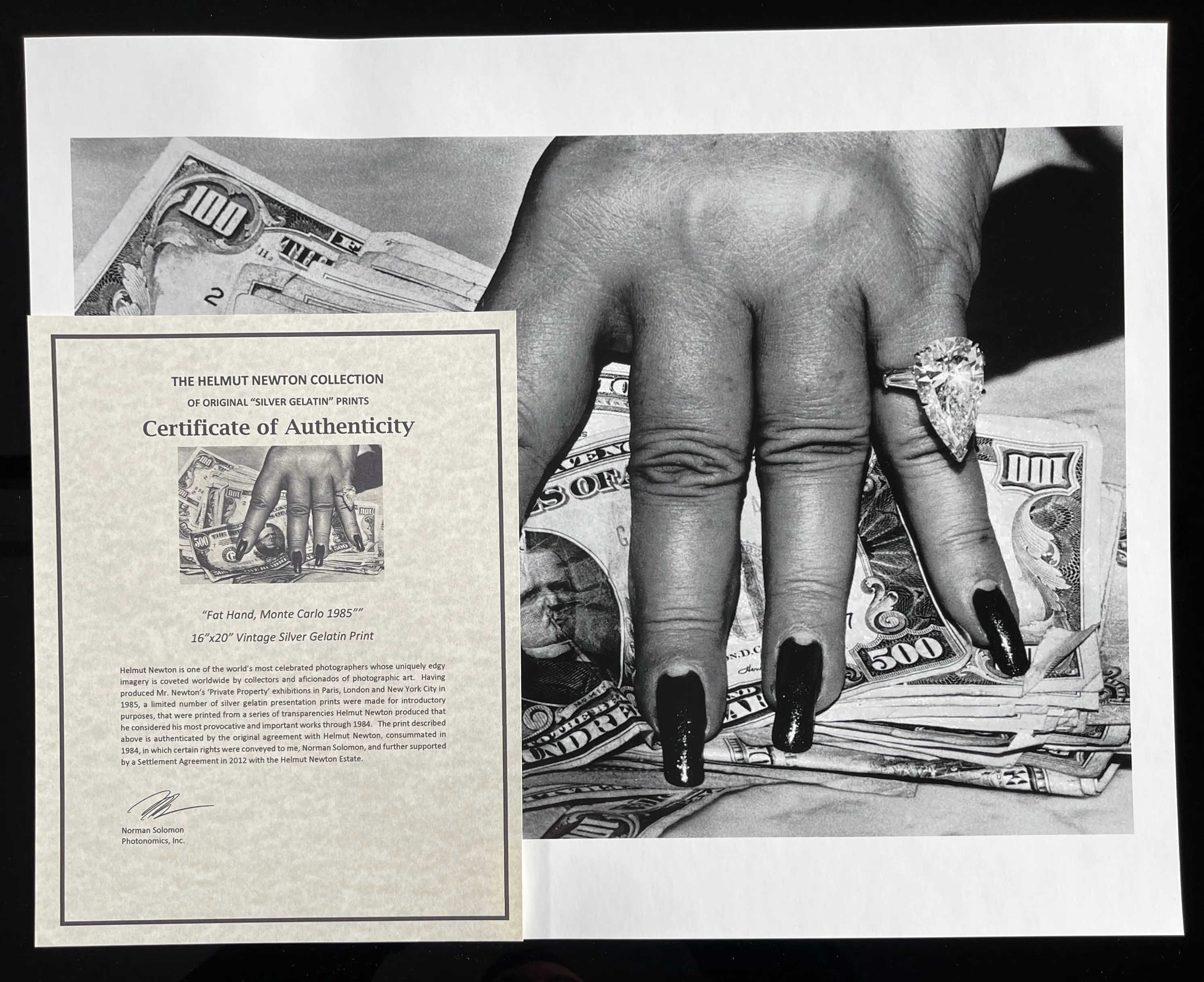 Fat Hand and Dollars, Monte Carlo 1985