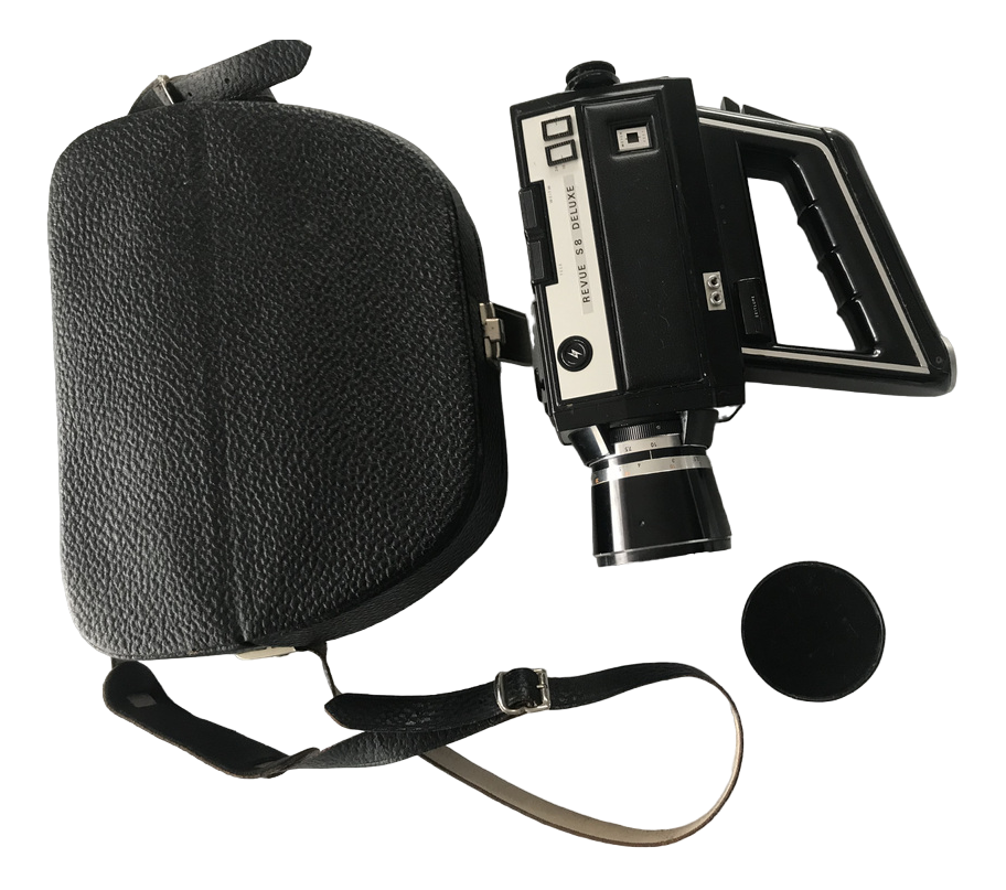 Japanese Revue S8 Deluxe Camera with Case, 1960s Chairish