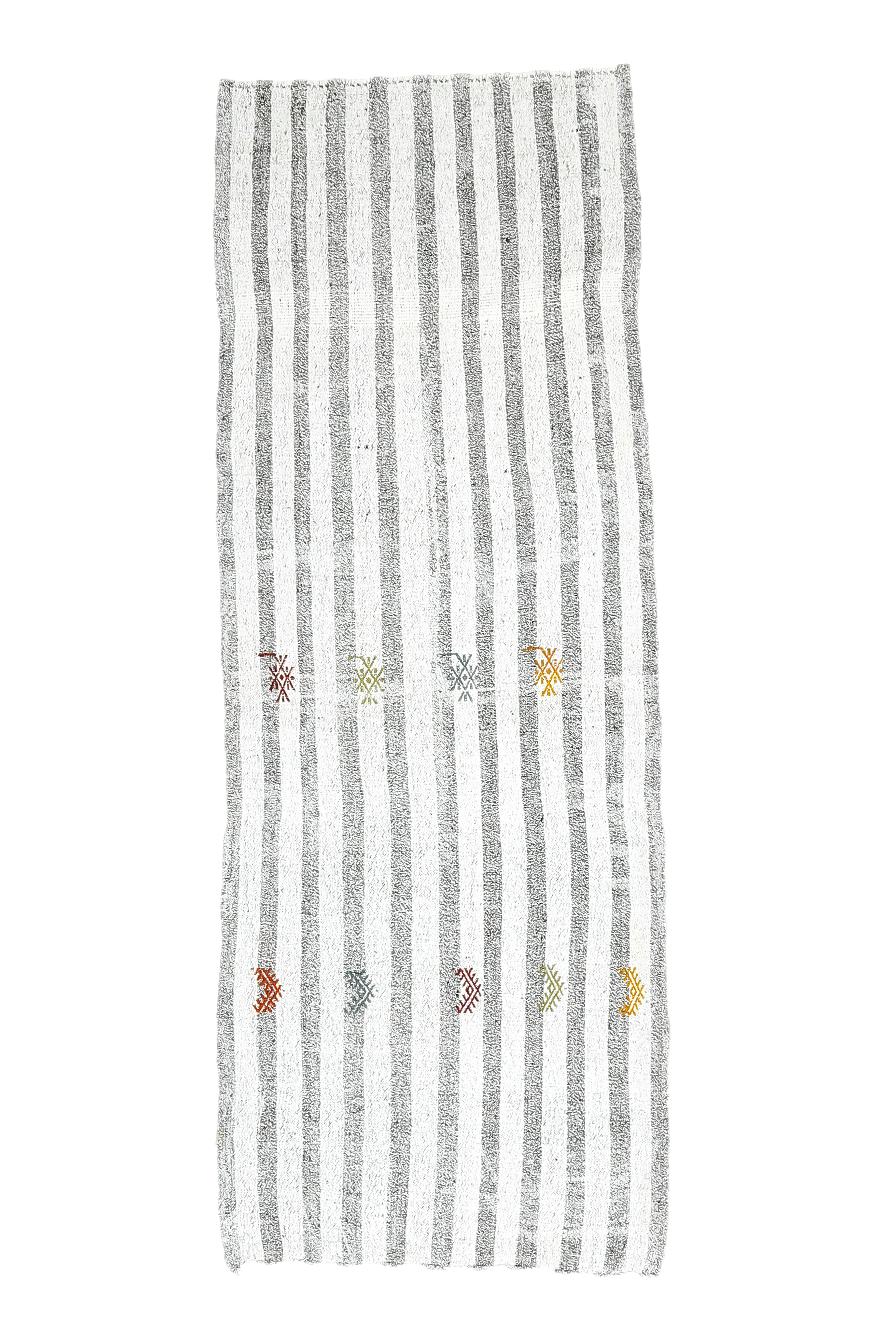 1970s Turkish Handwoven Wool Kilim Runner