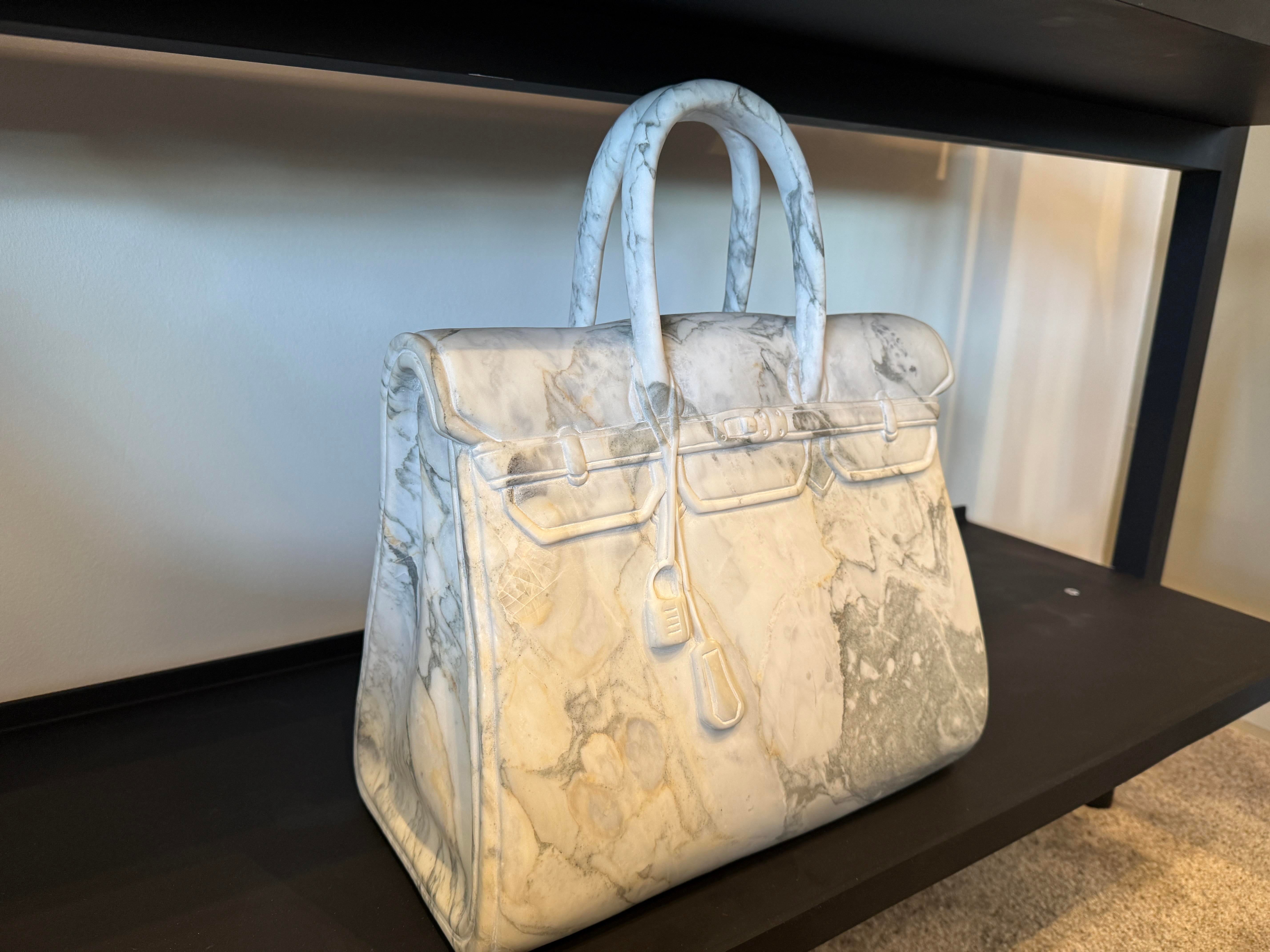 HOT Birkin Sculpture Marble Hermes Bag Marble Hermes Birkin