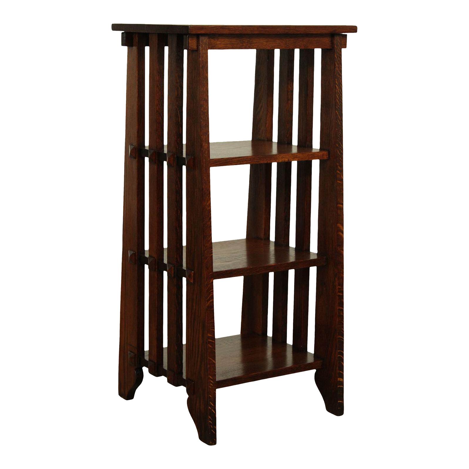 Antique Mission Oak Magazine Stand Bookcase Chairish