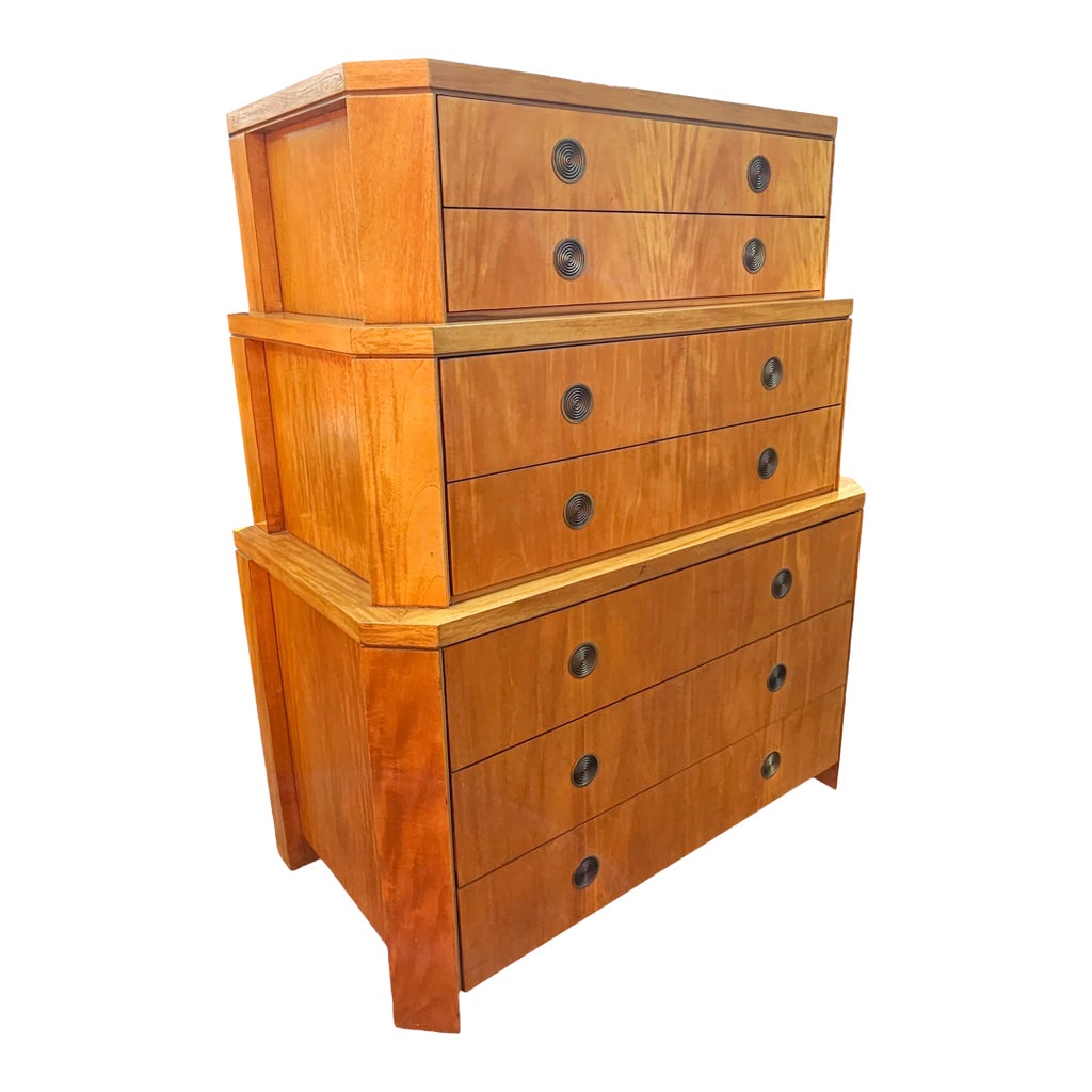 Vintage Charles Pfister Primavera Triple Chest-On-Chest by Baker