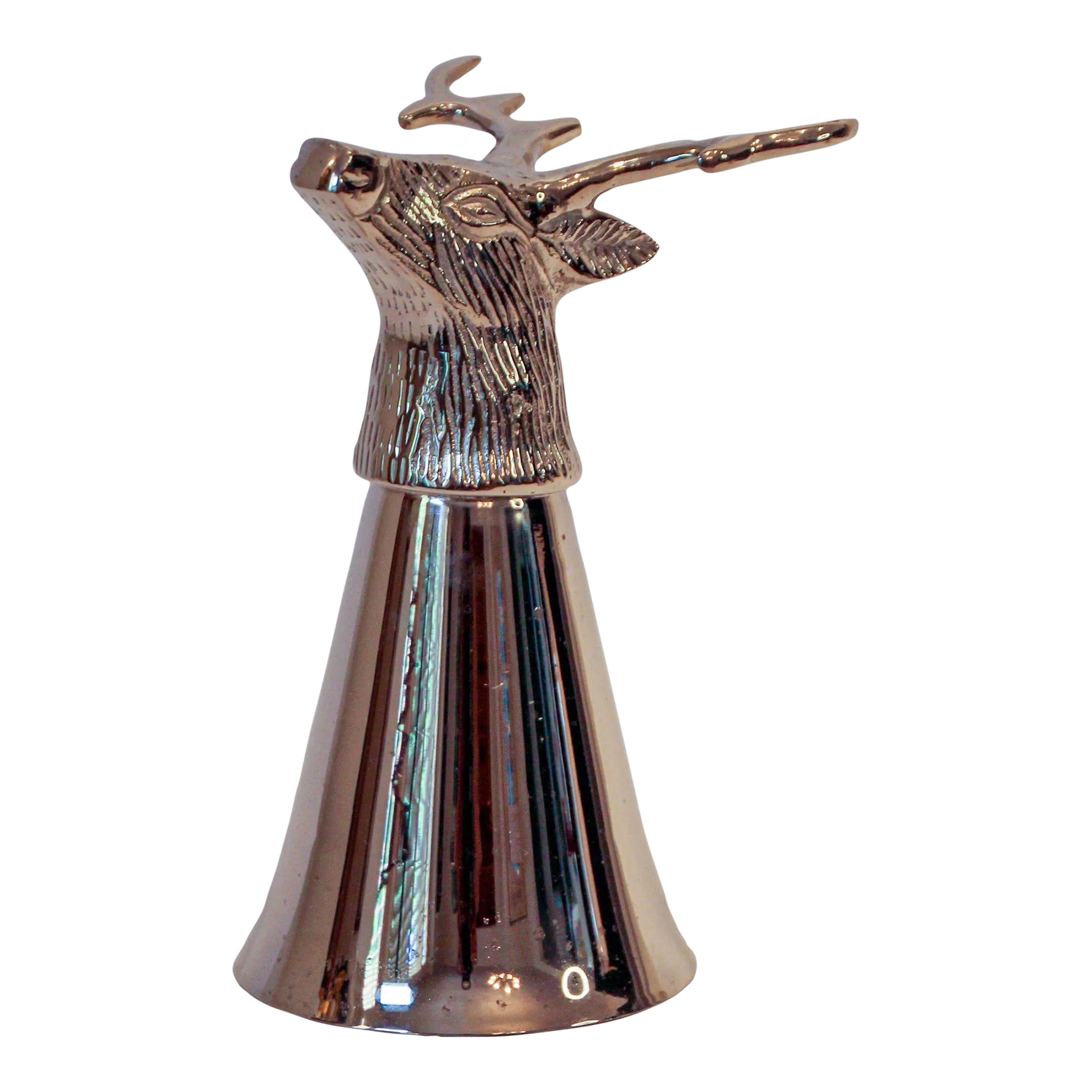 Stag Elk Silver Stirrup Cup Goblet Hunting Equestrian