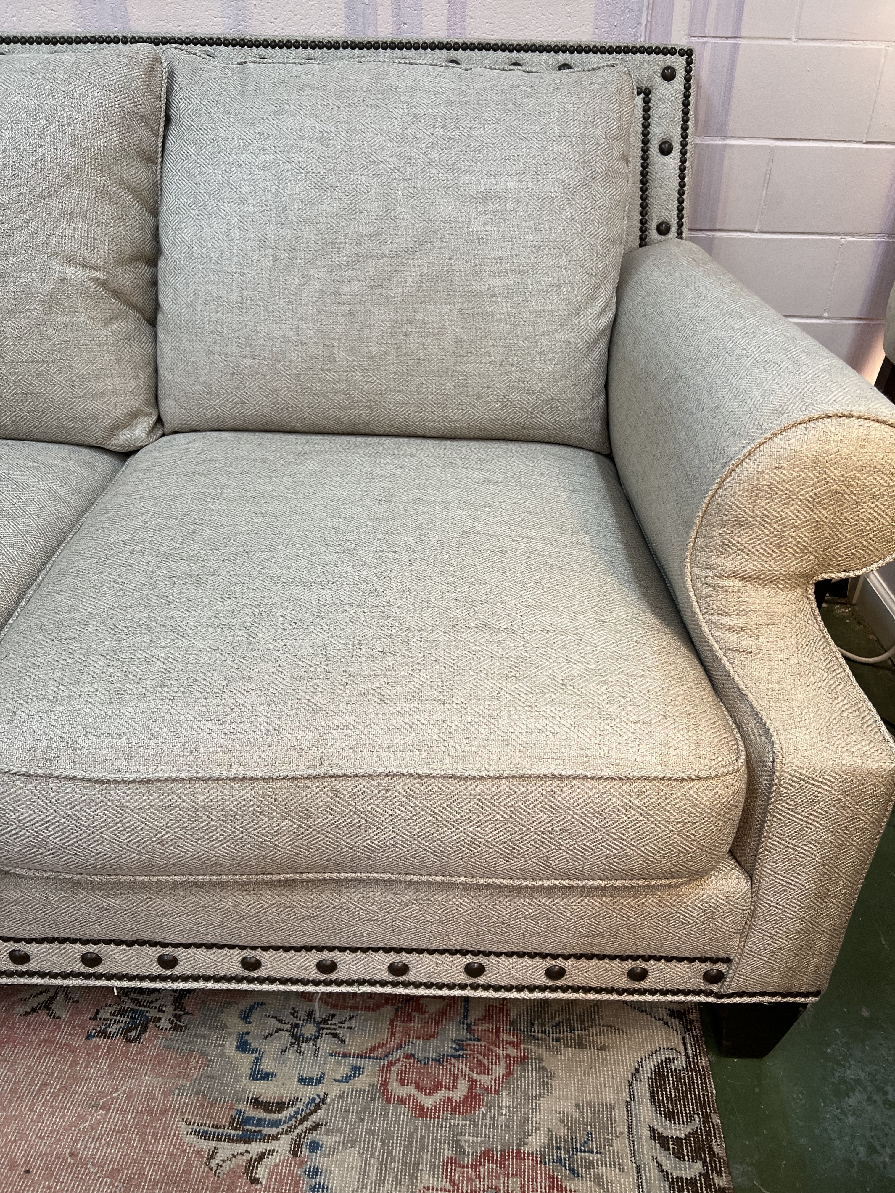 Sherrill Sofa With Nailhead Trim Chairish