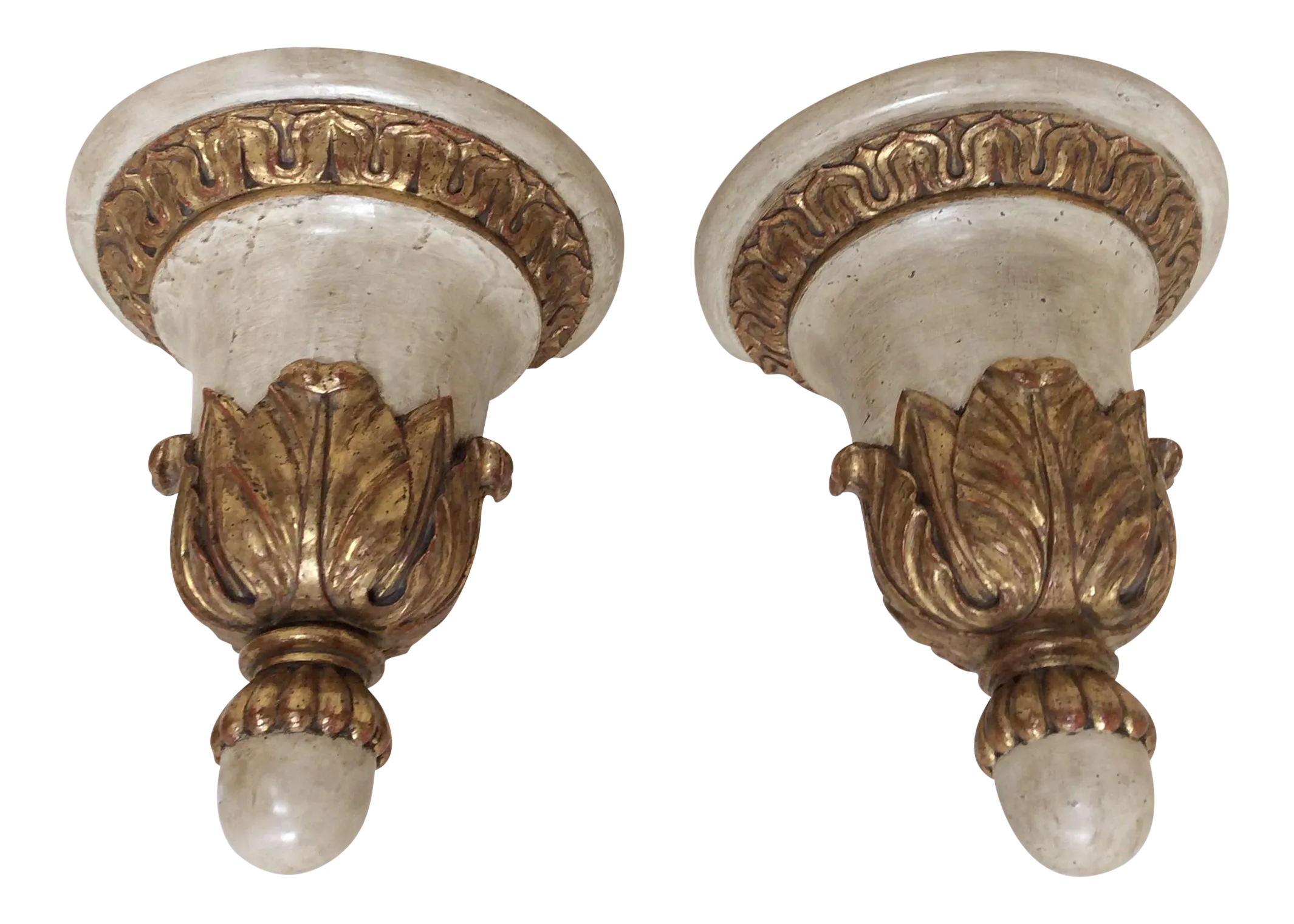 Antique Italian Wall Brackets A Pair Chairish