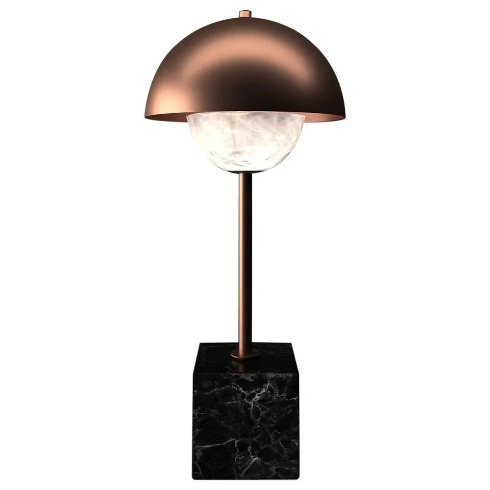 Apollo Table Lamp in Copper by Alabastro Italiano
