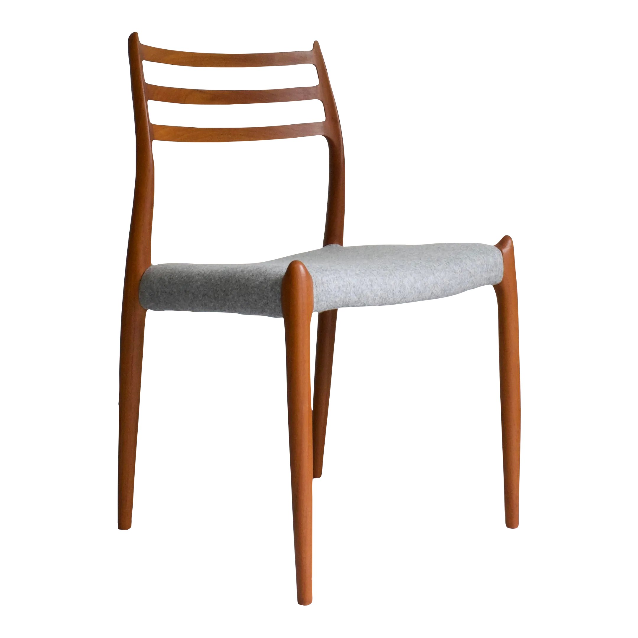 Danish Modern Teak Dining Chairs 78 by Niels O. Møller Chairish