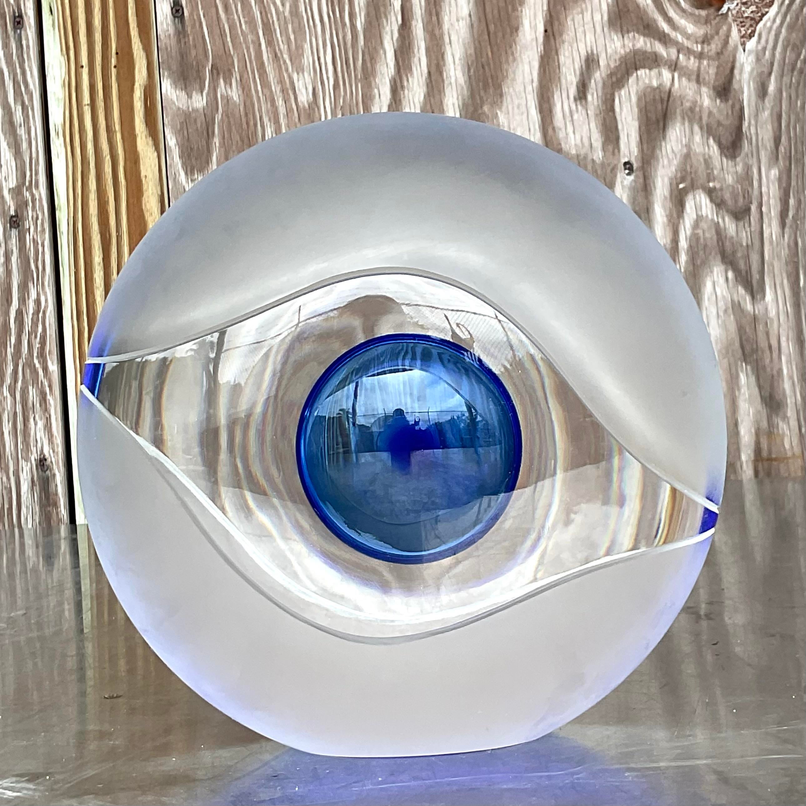 アートガラス バードオブジェ⭐︎ビザッツァ ヴェトロ 1992 アート