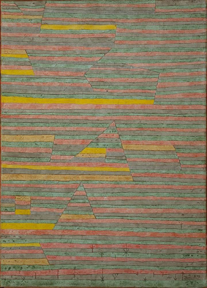 Paul Klee, Monuments At G, Archival Pigment Print, Framed