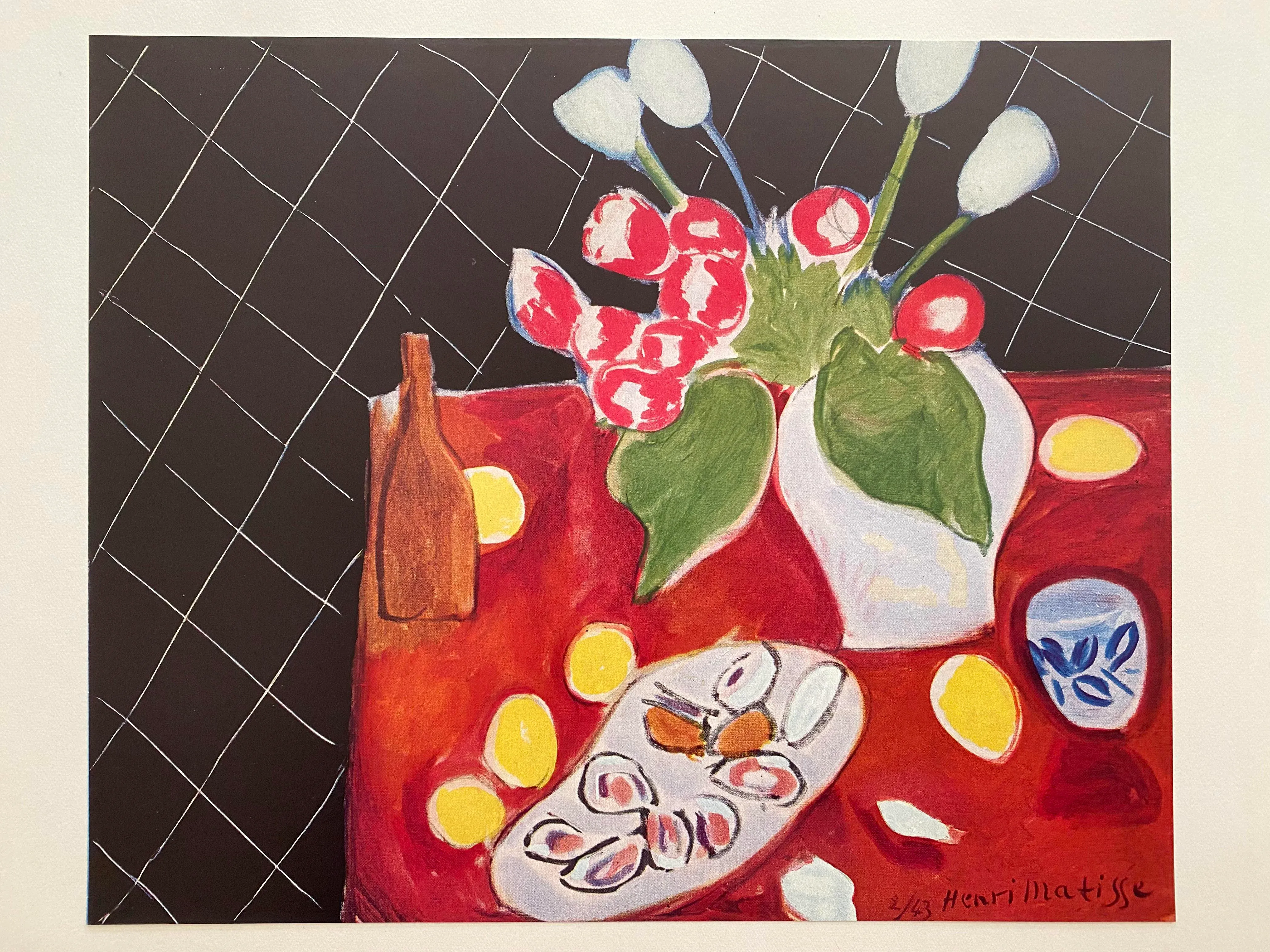 Henri Matisse、NATURE MORTE AU CITRON Henri Matisse,still Life With Lemon,nature Morte Au Citron