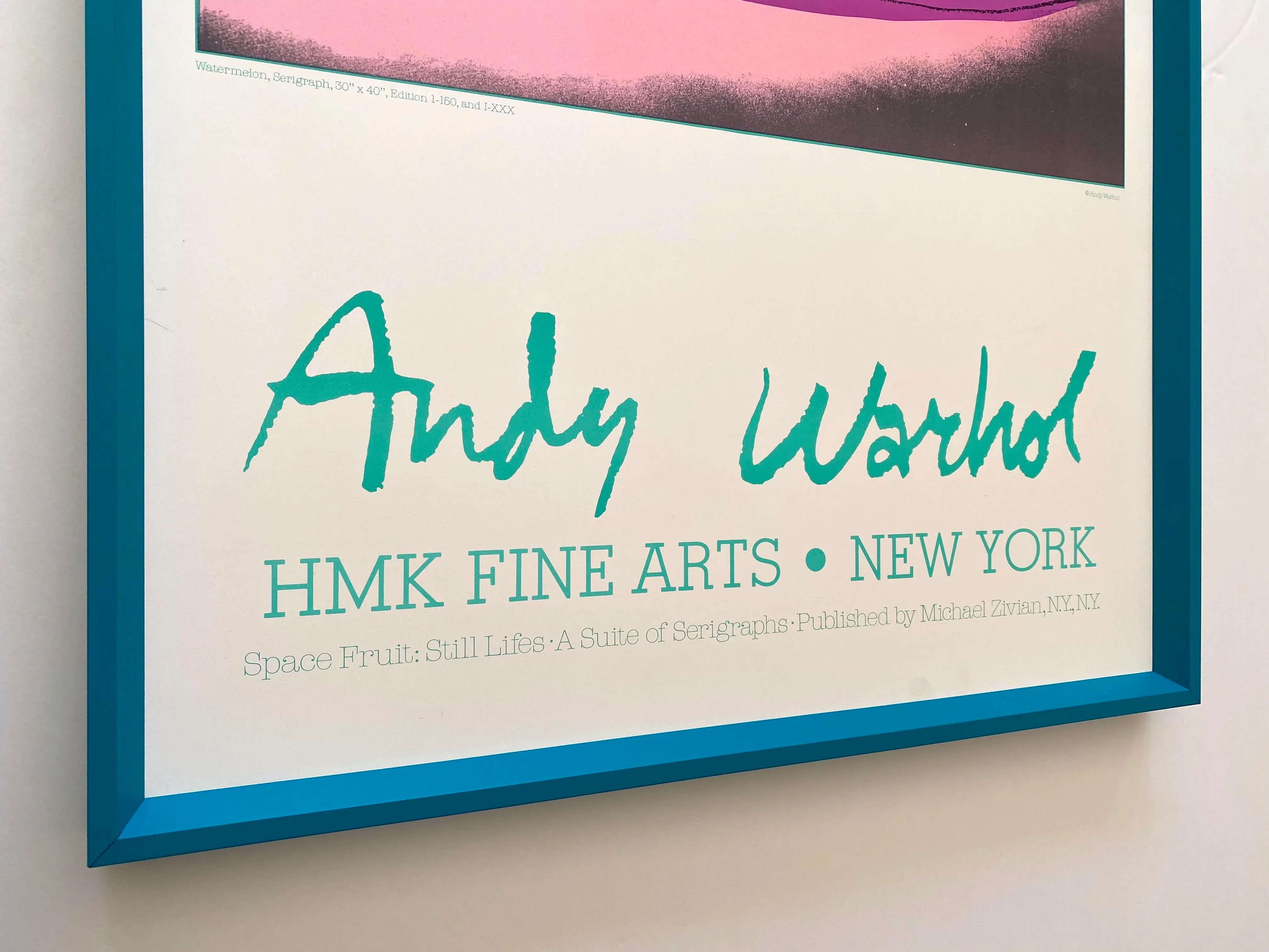 Andy Warhol Vintage 1979 Lithograph Print 