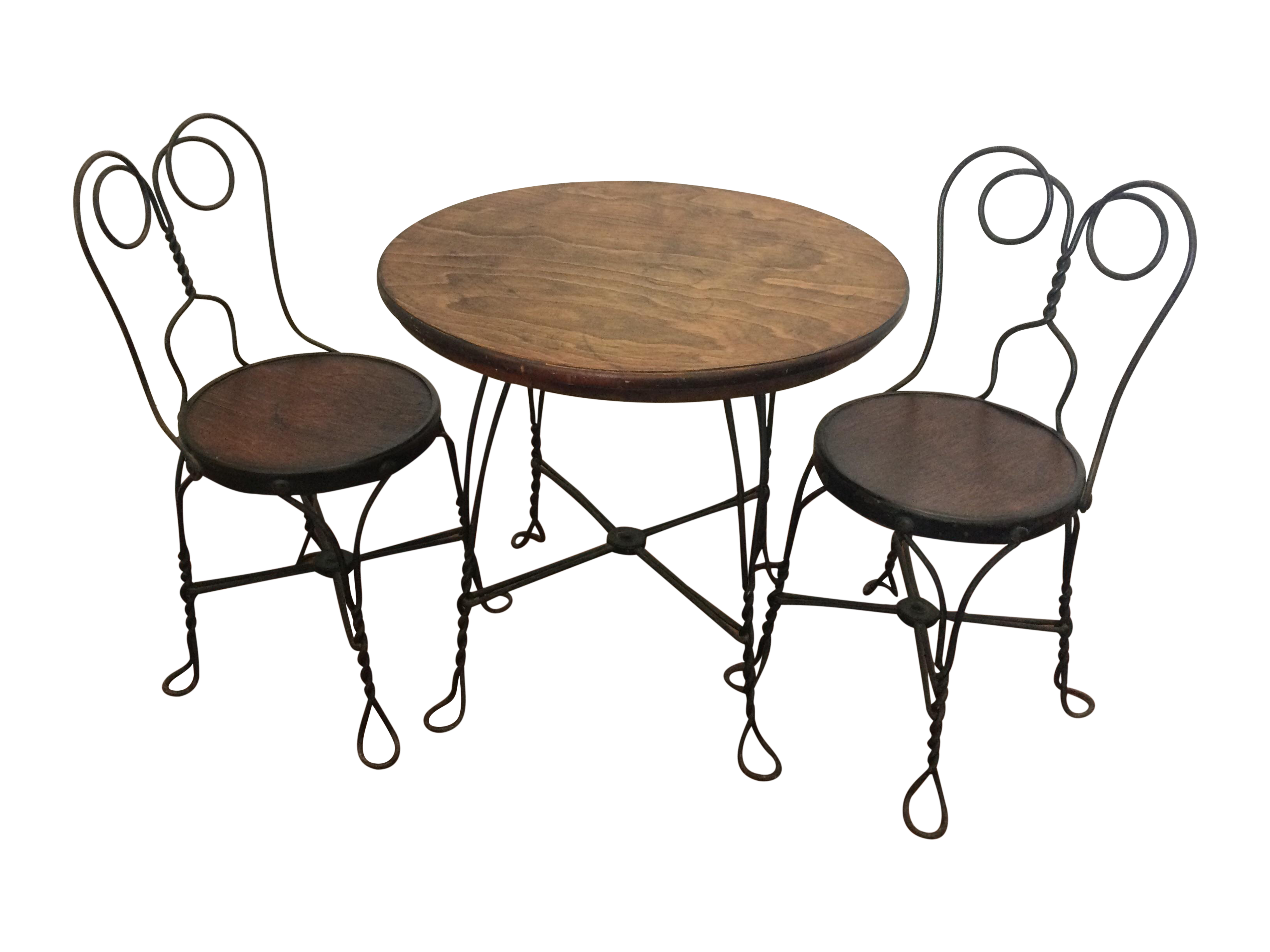 vintage childrens metal table and chairs