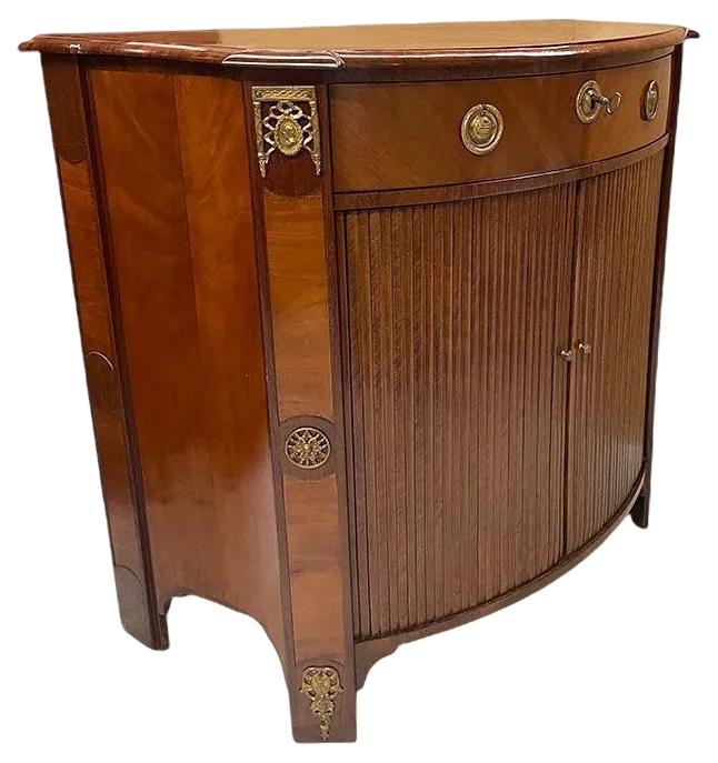 Dutch 18th Century Mahogany Tambour Door Chairish