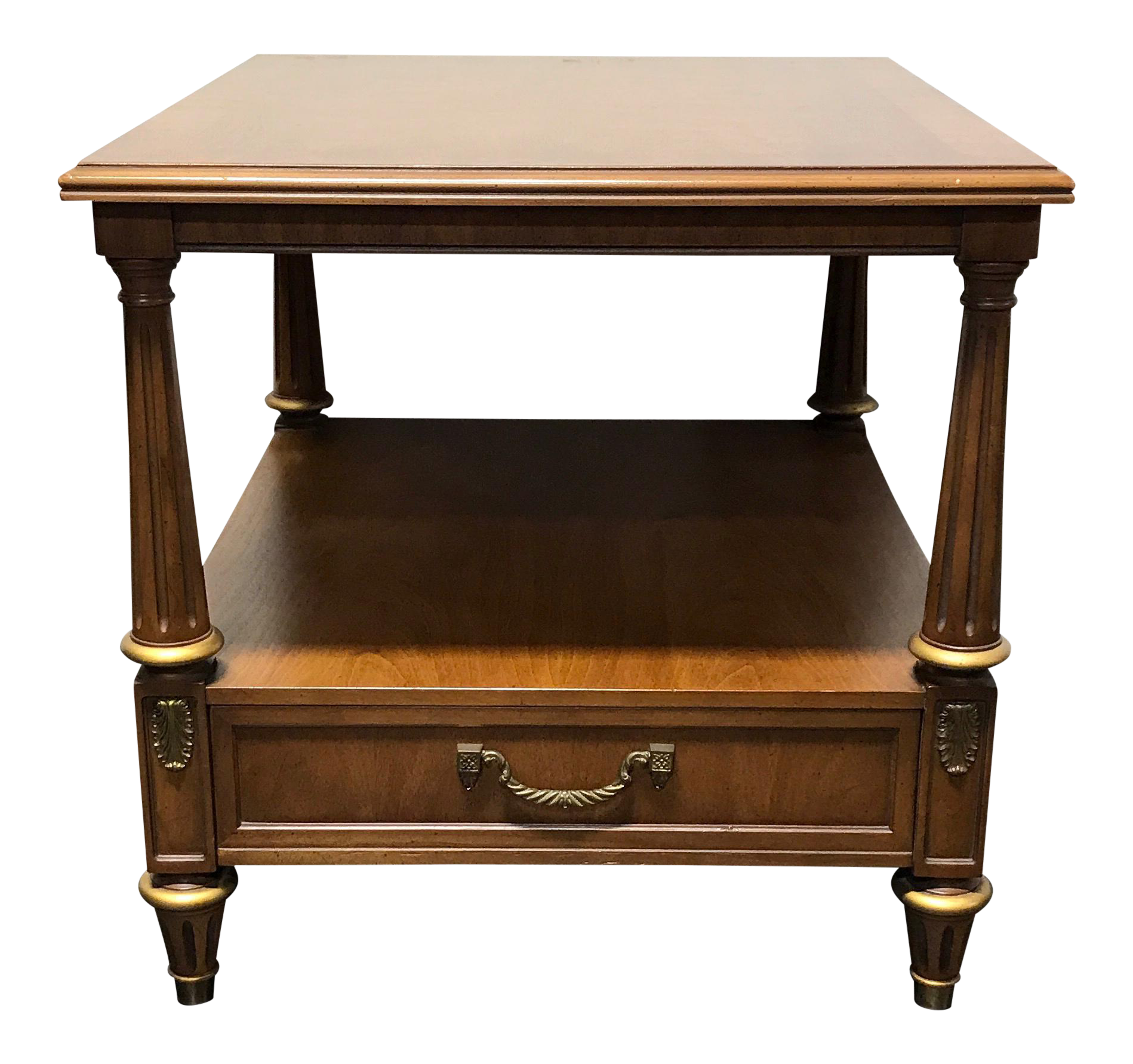 Henredon Mid Century Era Neoclassical Style Side End Table Chairish