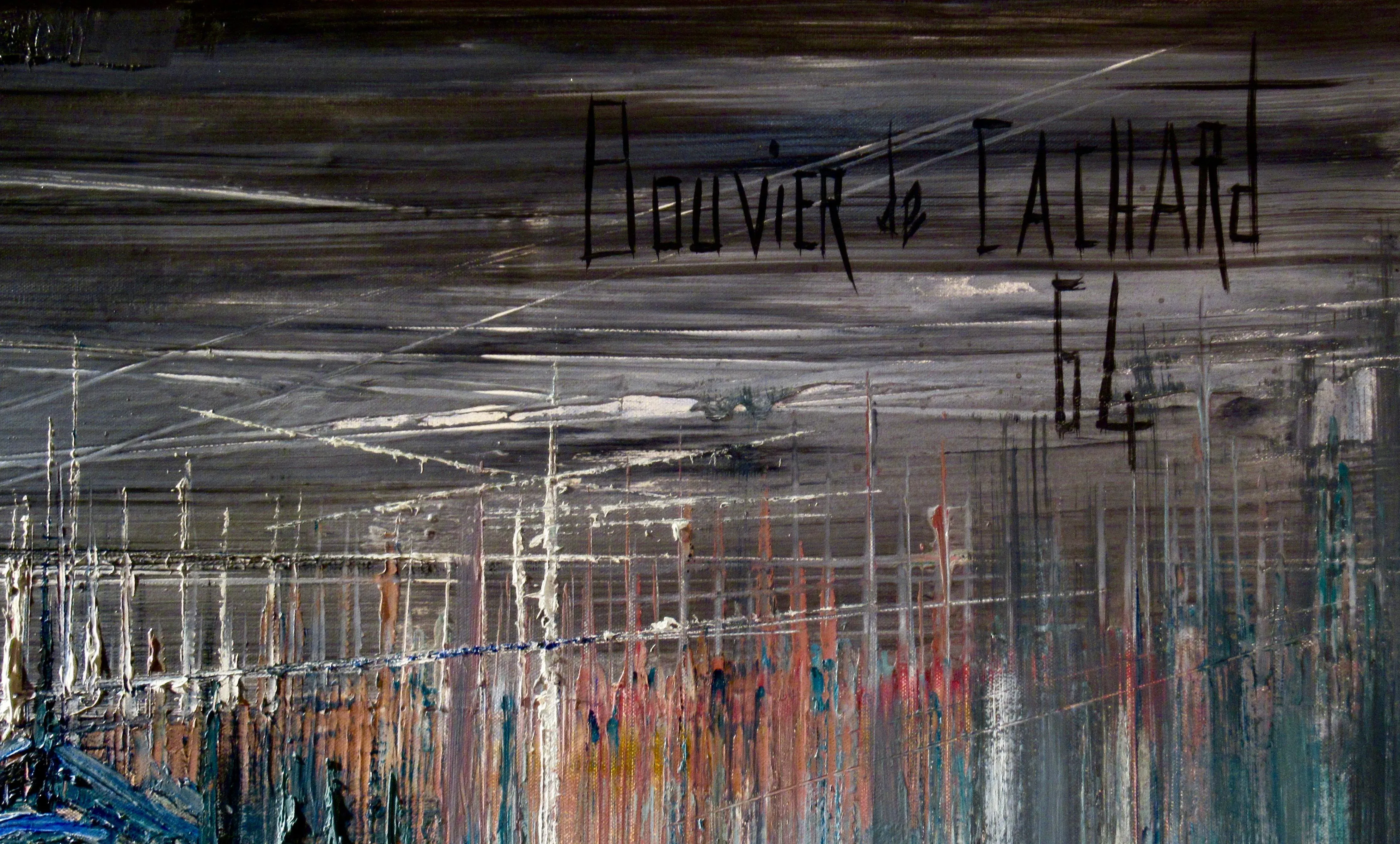 Bouvier De Cachard 64 ブービエ・ド・カシャール 油絵