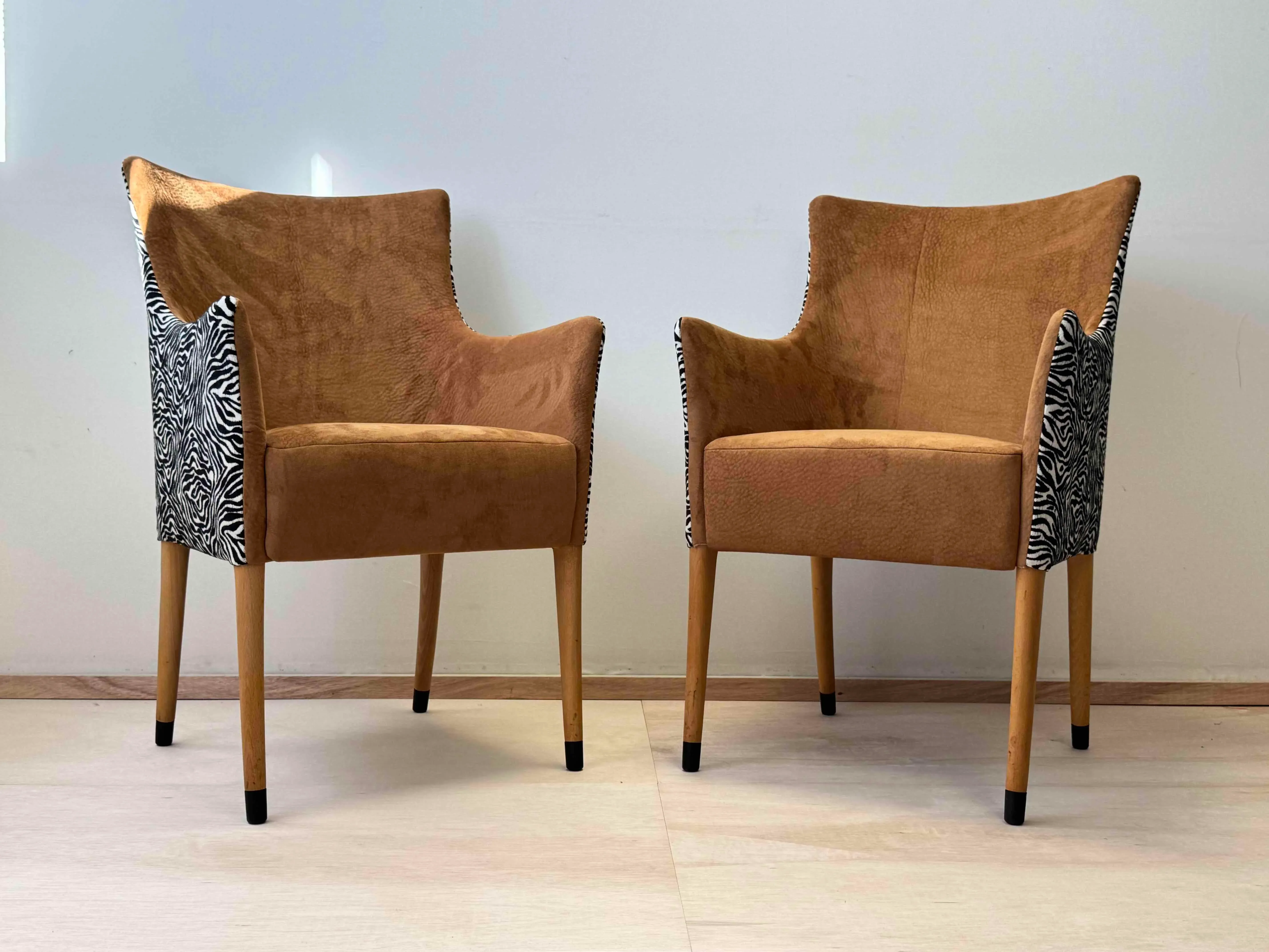 Italian Giorgina Armchairs by Giorgetti, 1980s, Set of 2