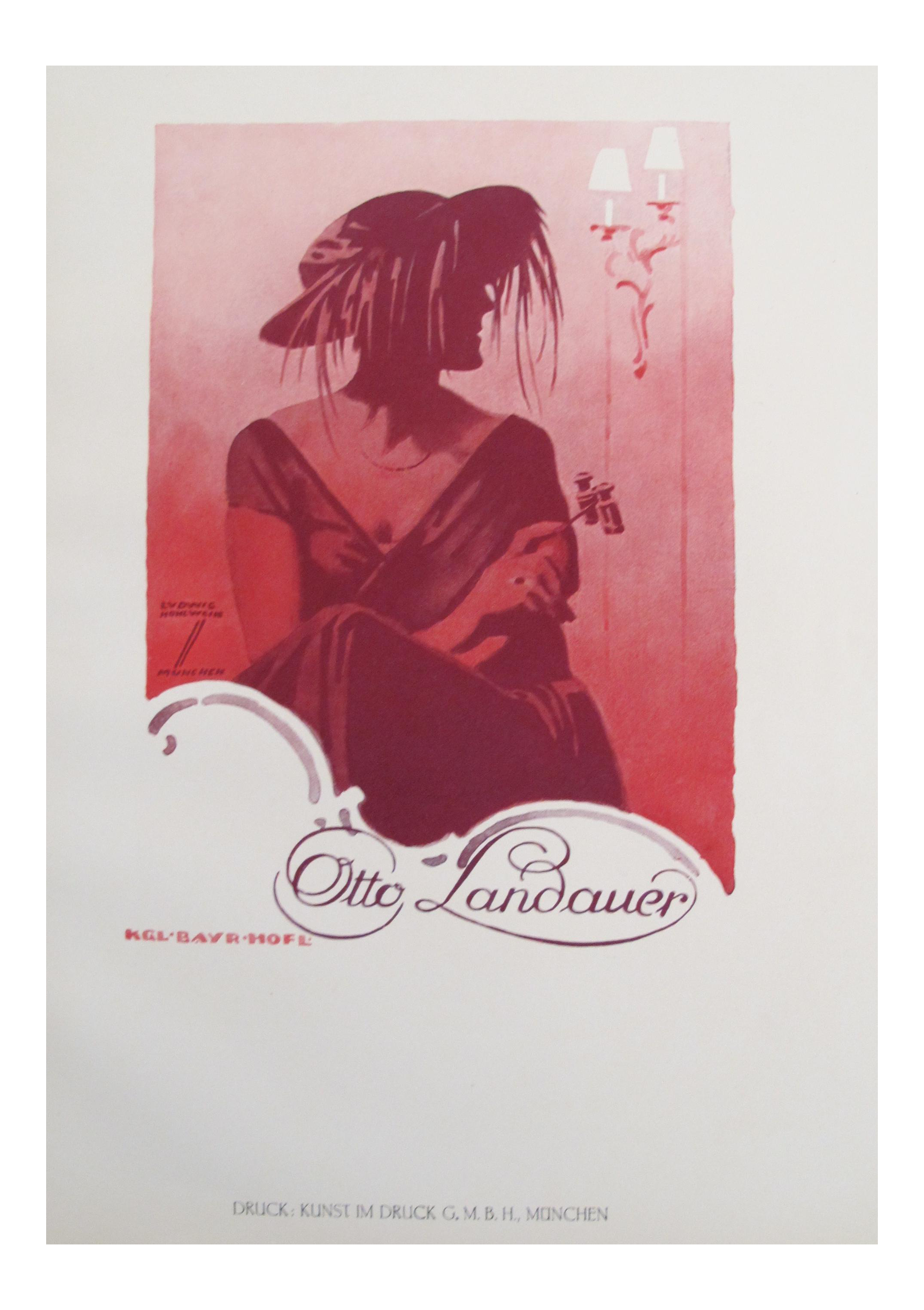 1926 German Art Deco Fashion Poster Otto Landauer Chairish