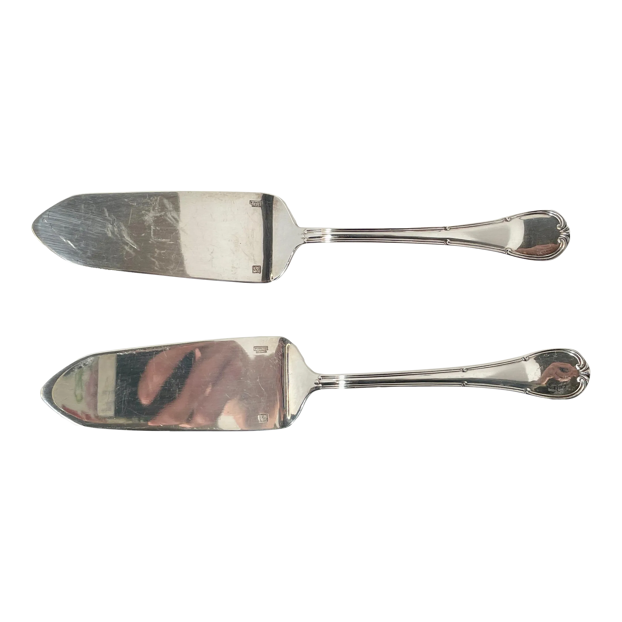 SANT'ANDREA カトラリー セット（2名用） Vintage Sant Andrea Donizetti Pattern Silver Plate Dessert Servers