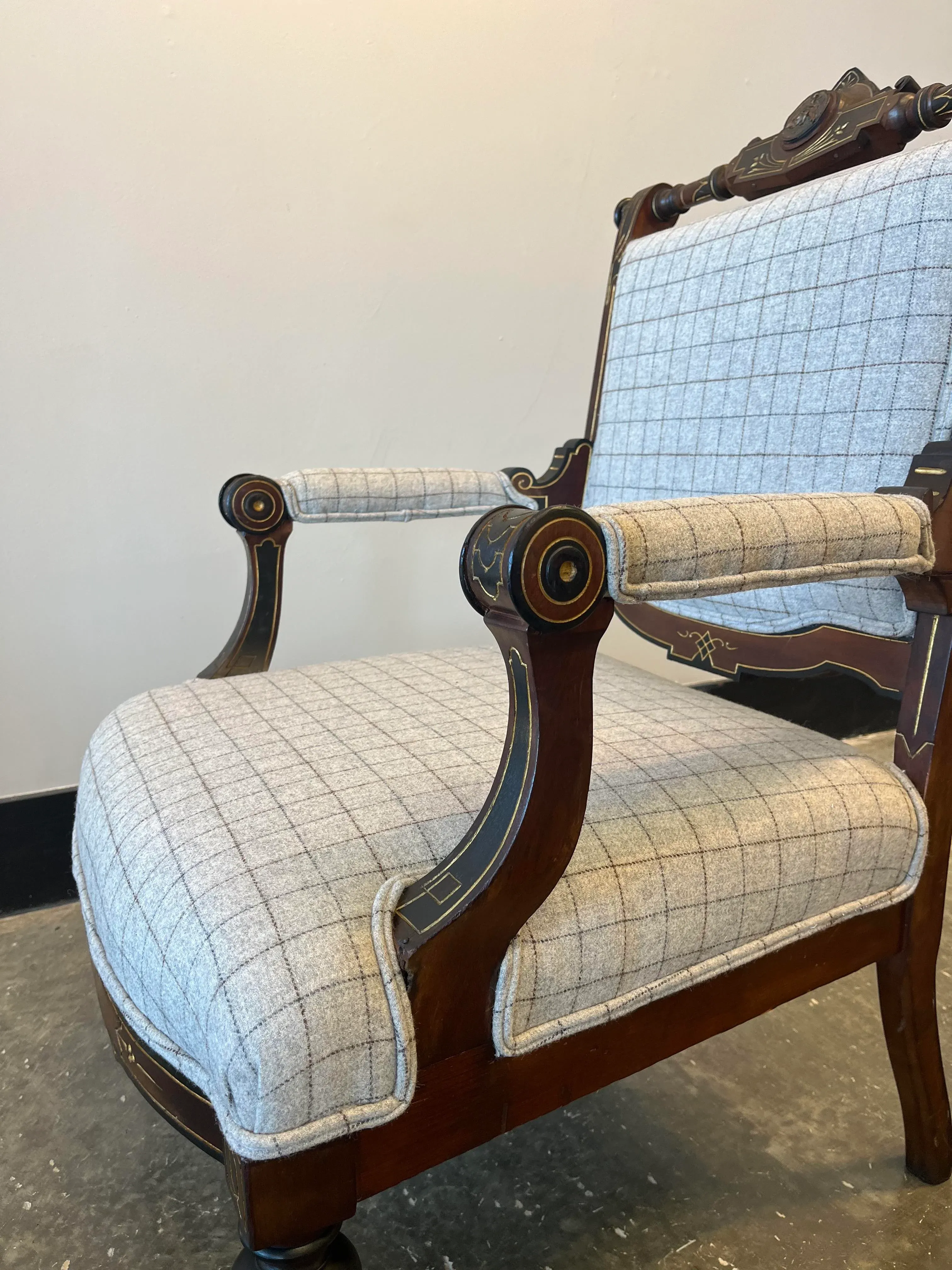 Mid 20th Century Vintage Three Bears Fireside Chairs - Set of 3