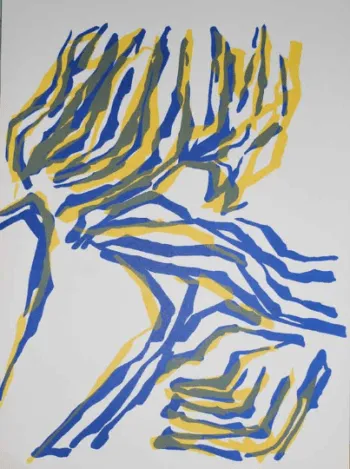 1964 Ubac, Lithograph Dm01142, Derriere Le Miroir