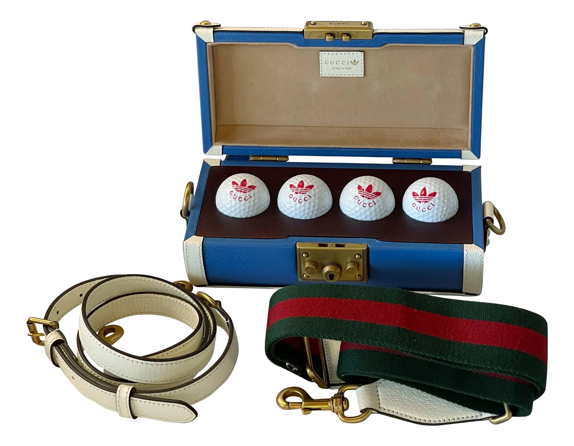 GUCCI Golf Ball Case Bag by Adidas x GUCCI | Chairish
