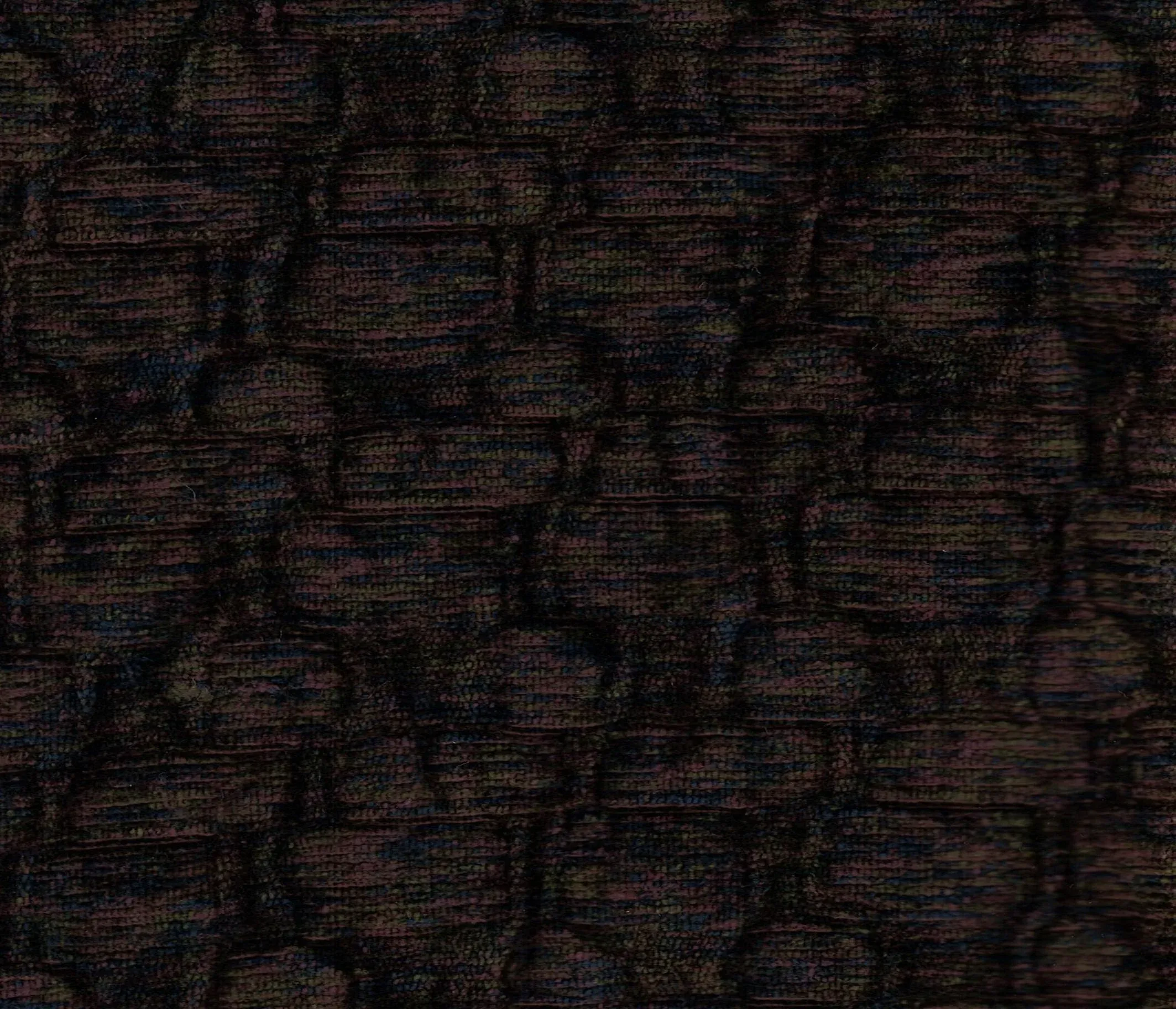 Ast Fabrics Multi-Hued Textured Chenille Fabric 23 Yard Lot