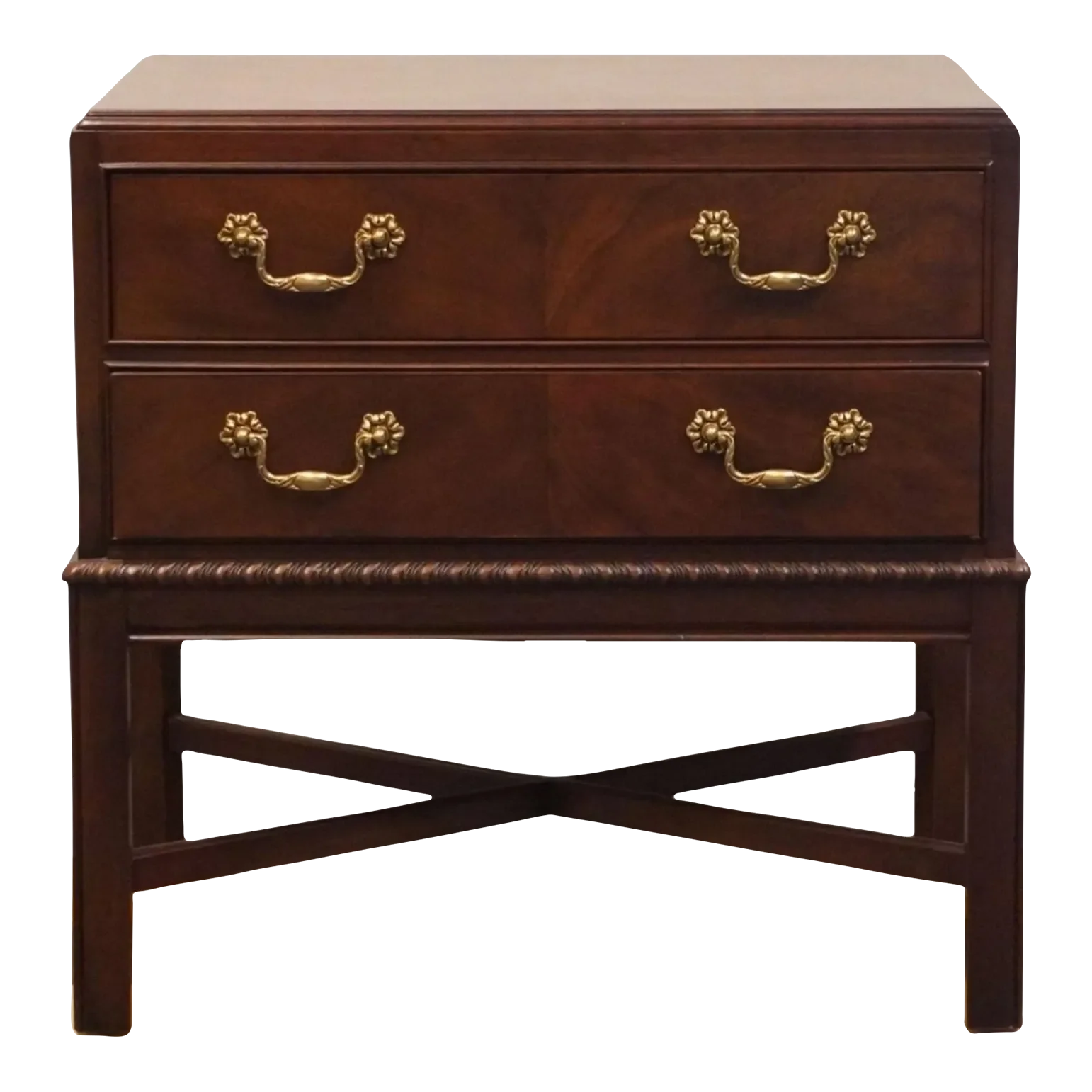 Heritage Furniture English Traditional Hepplewhite Style 25" Chairside