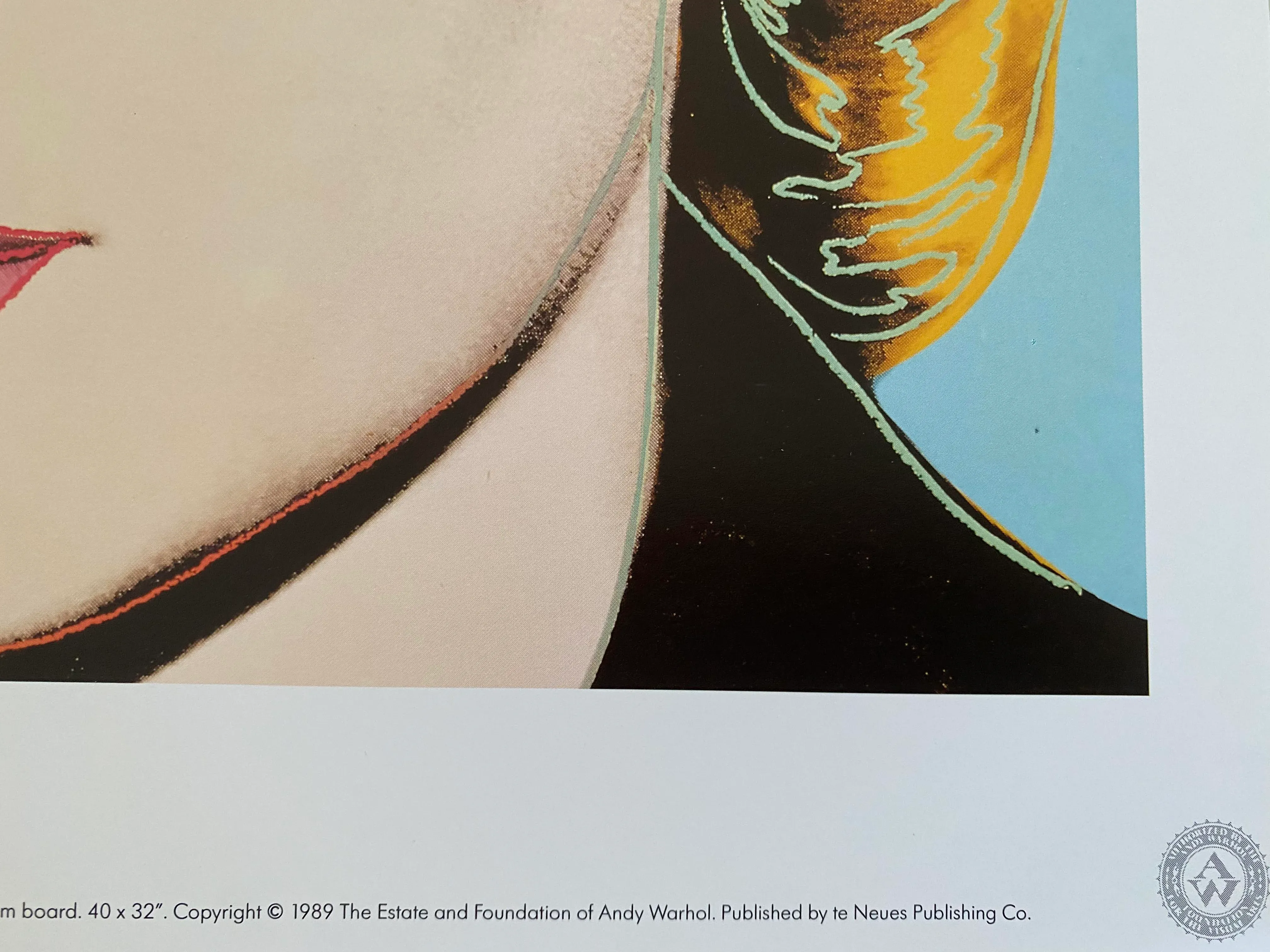 1989 Andy Warhol Estate 