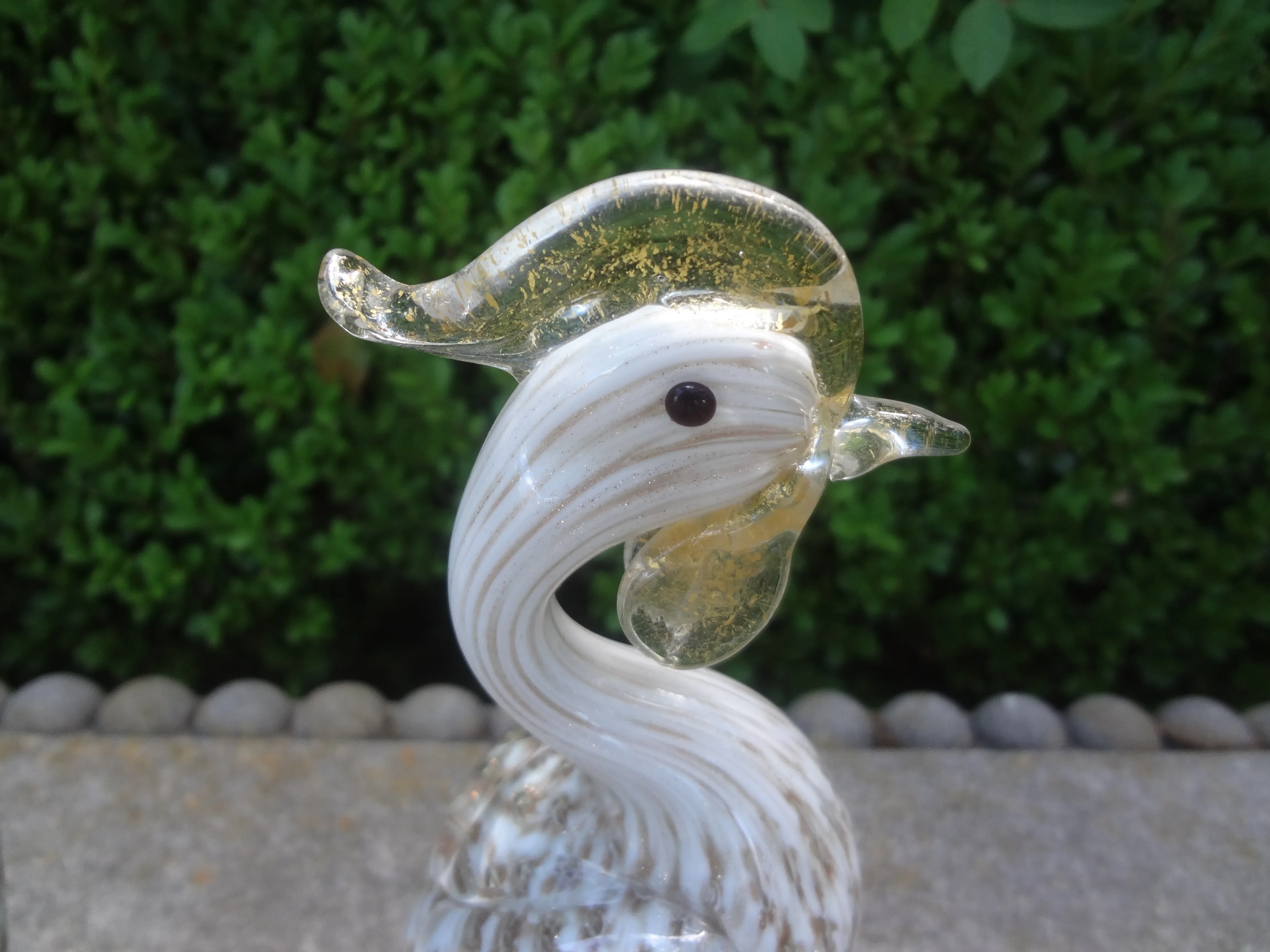 Pair of Murano Glass Birds Attributed to Archimede Seguso