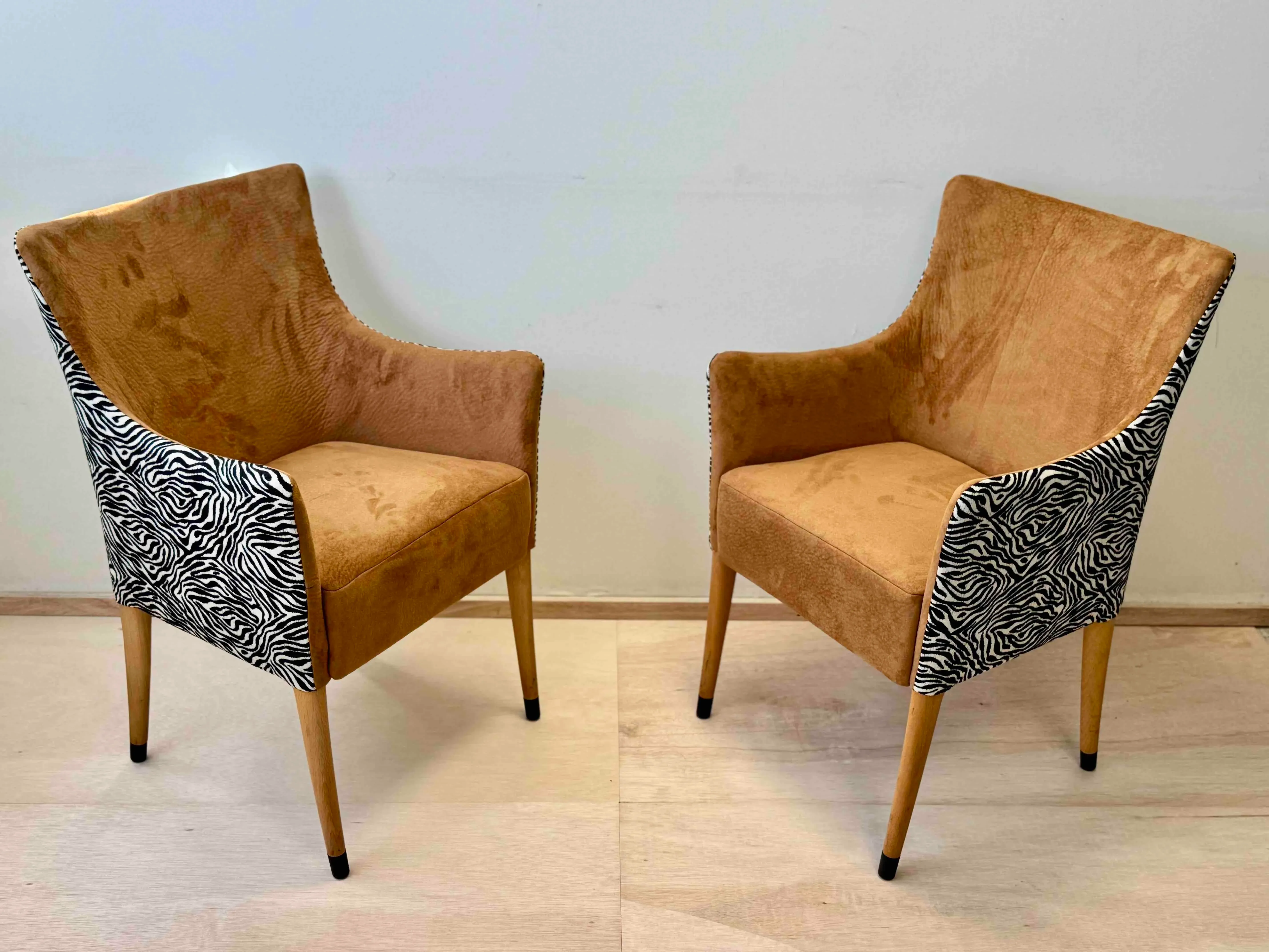 Italian Giorgina Armchairs by Giorgetti, 1980s, Set of 2