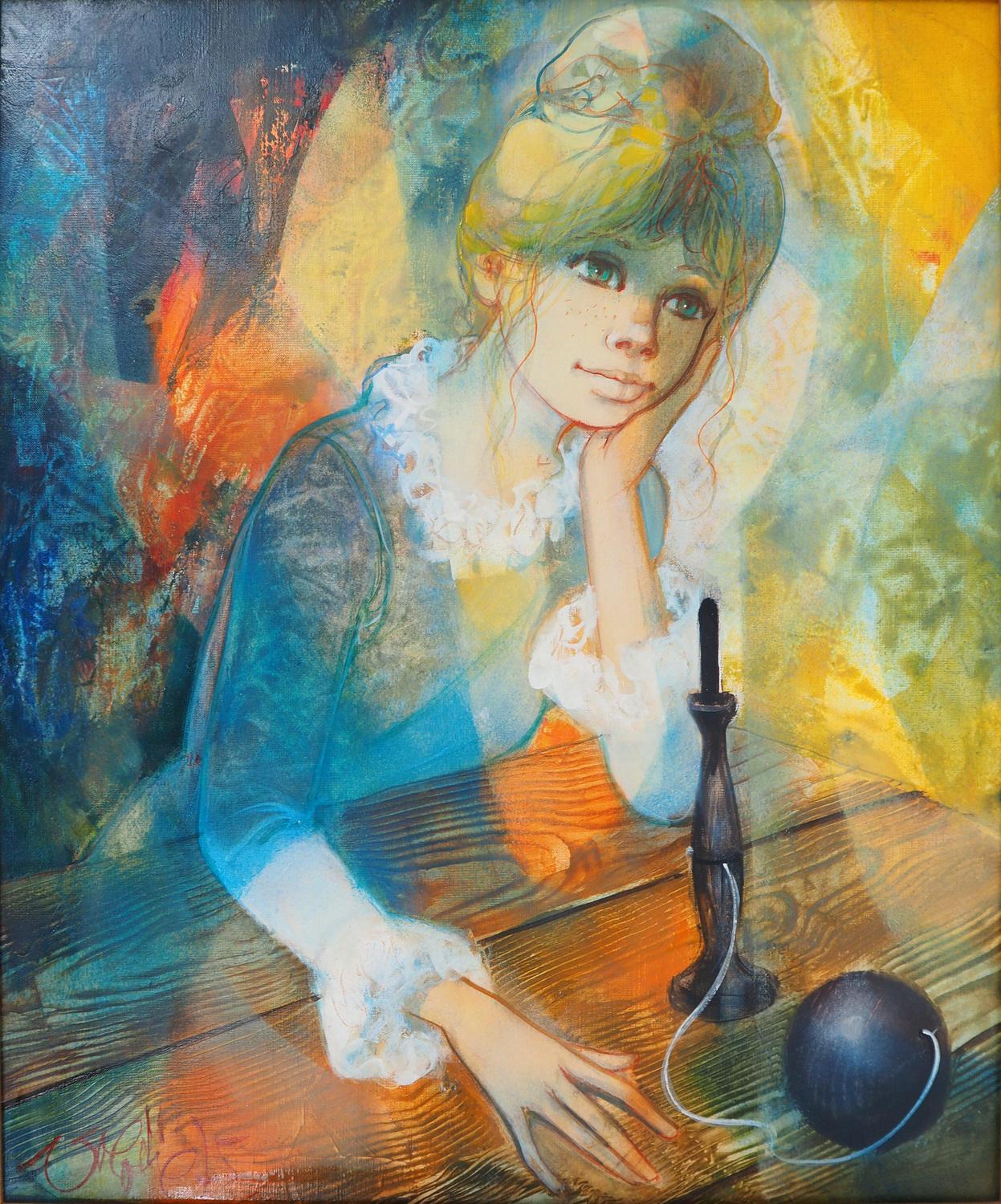 Jean-Baptiste Valadie, Meditation, The Young Girl with the Cup and