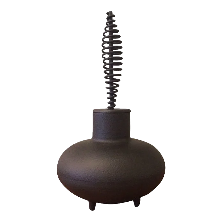 1950s George Nelson Cast Iron Fire Starter | Chairish 1950s George Nelson Cast Iron Fire Starter | Chairish
