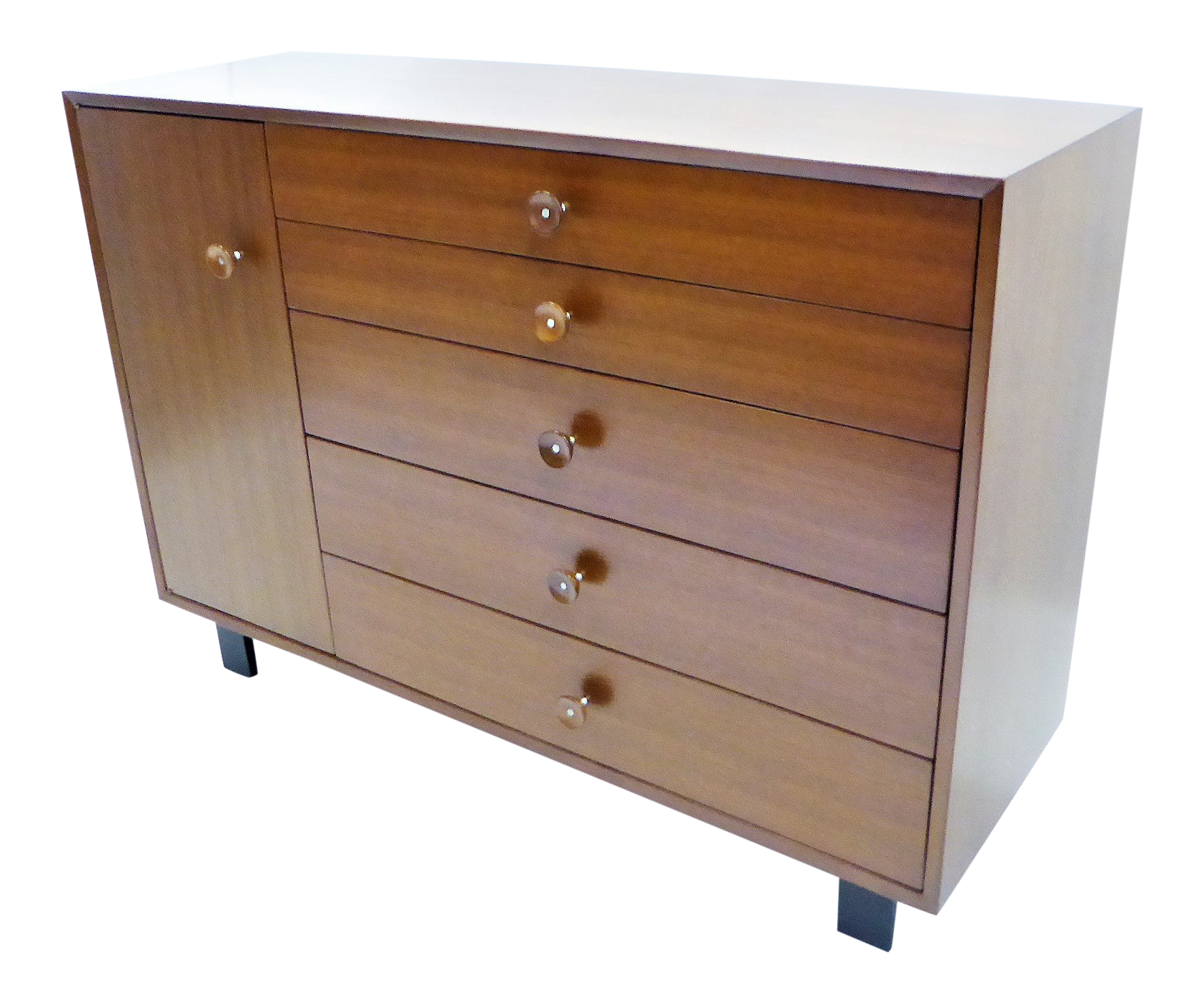 1950s Vintage George Nelson Basic Cabinet Series Dresser For