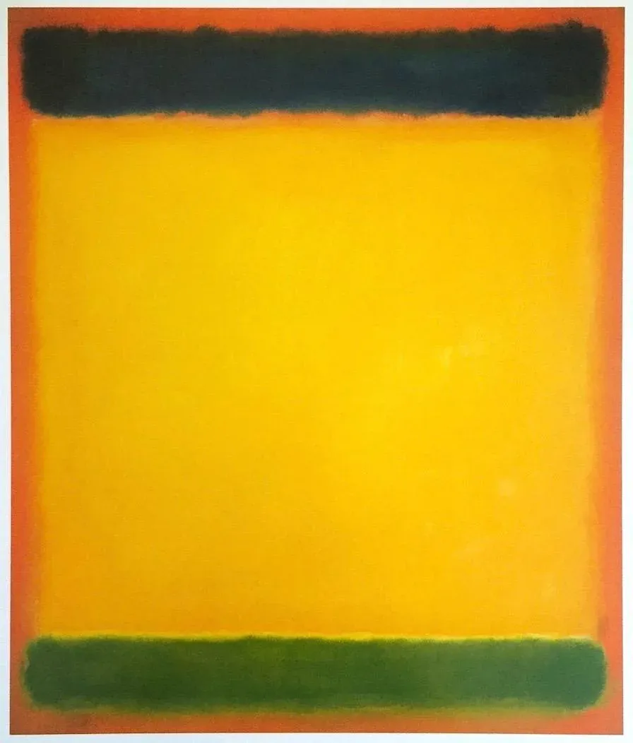 Mark Rothko Lithograph Print Abstract Expressionist Poster