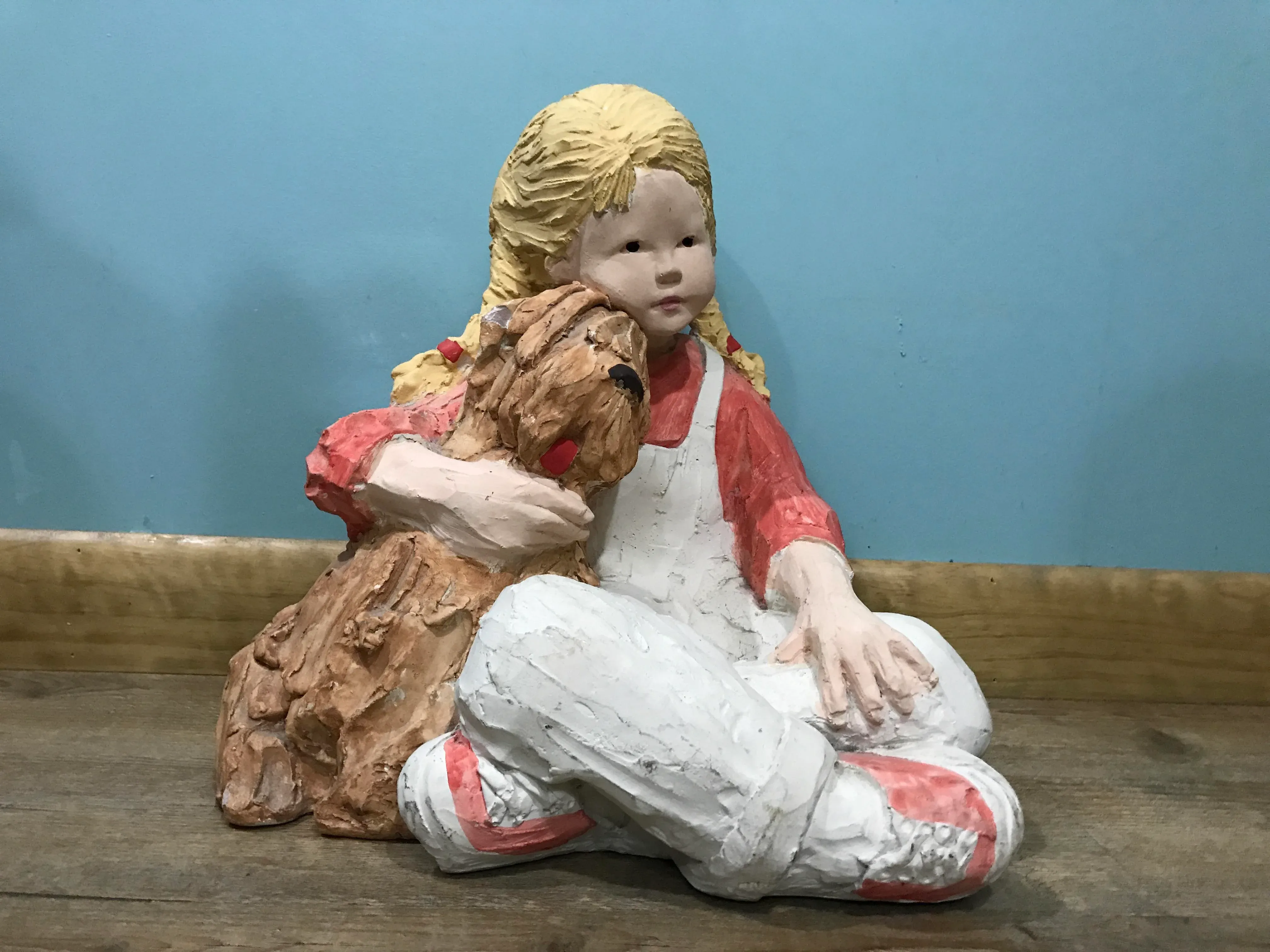 1980s Austin Productions Large “Sneaker Kids” Sculpture | Chairish