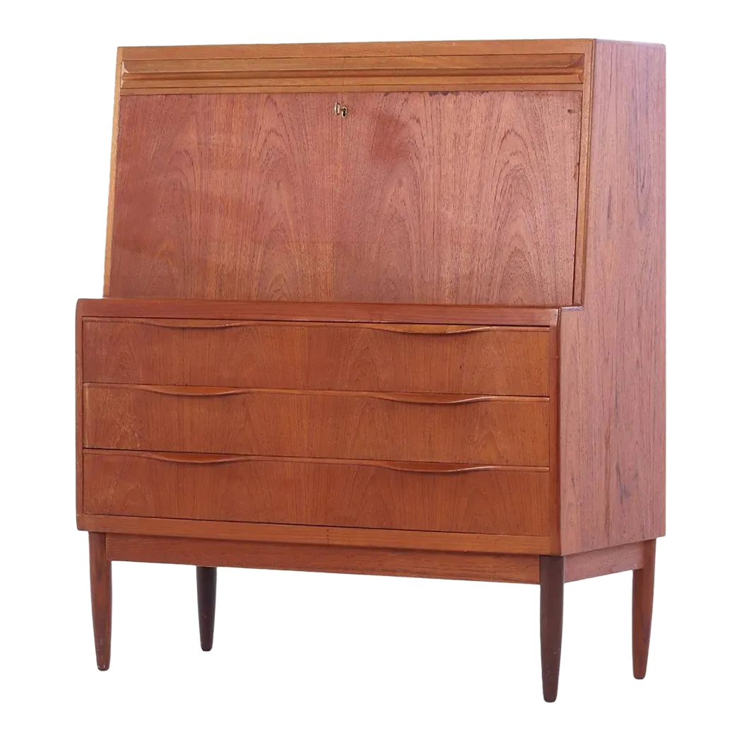 Erling Torvits Secretary Desk in Teak