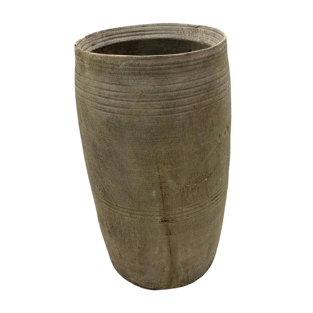 Vintage Indian Wood Vessel
