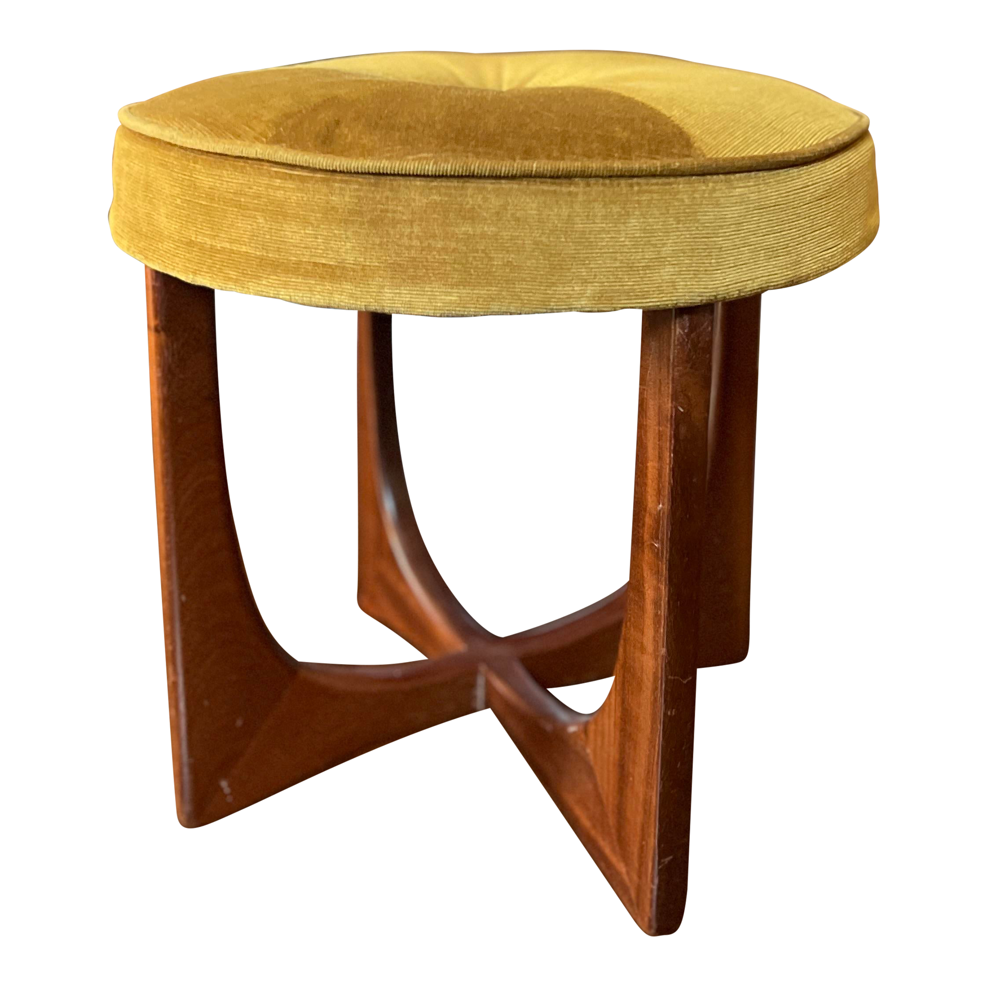 Mid Century Modern Vanity Stool by G Plan Circa 1960s